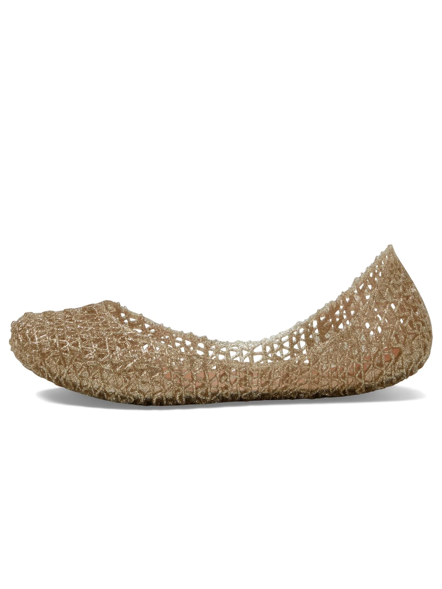 Балетки Mini Melissa Campana Papel (Little Kid/Big Kid) — изображение 2 из 6, серебристый