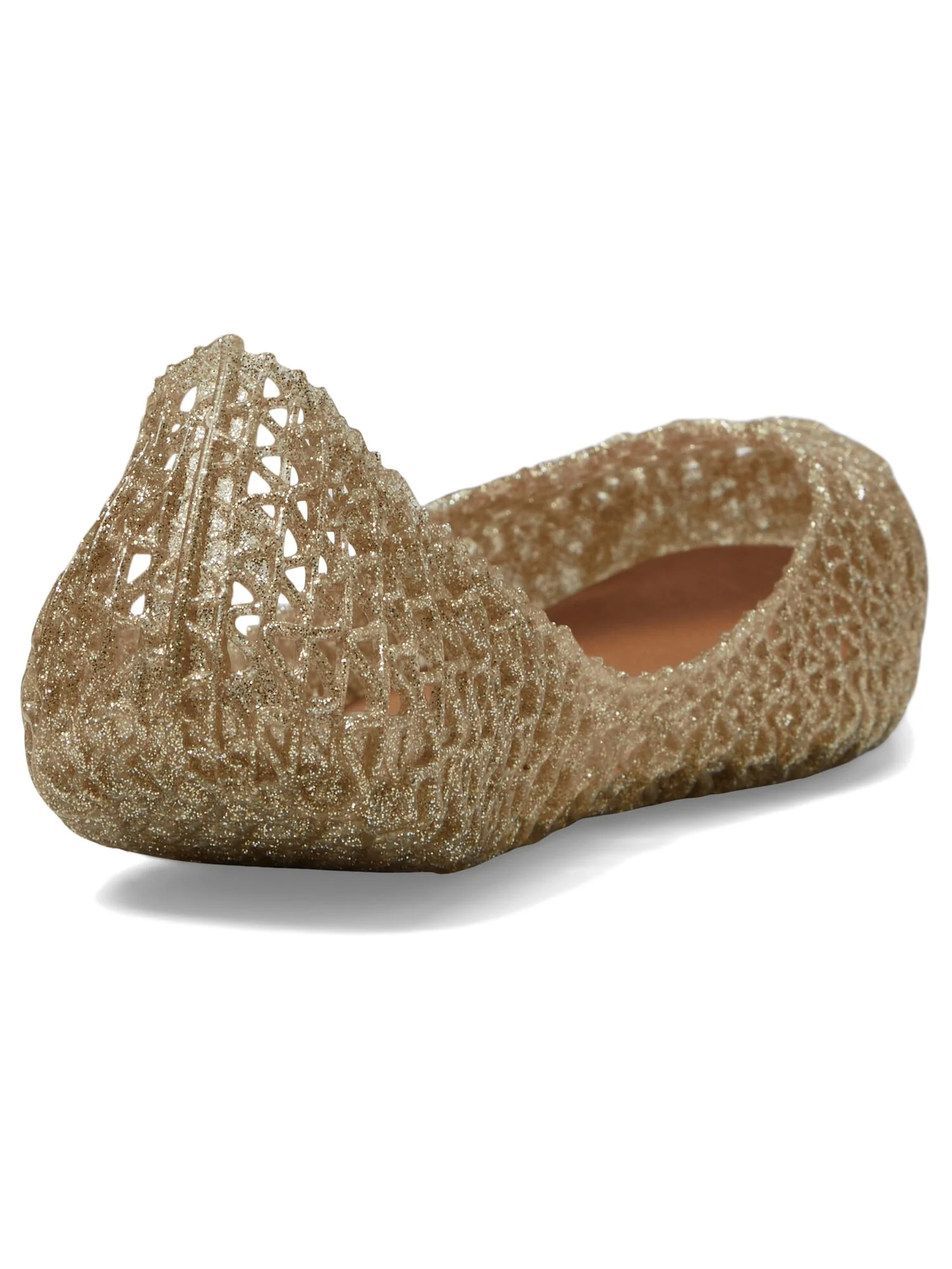 Балетки Mini Melissa Campana Papel (Little Kid/Big Kid) — изображение 3 из 6, серебристый