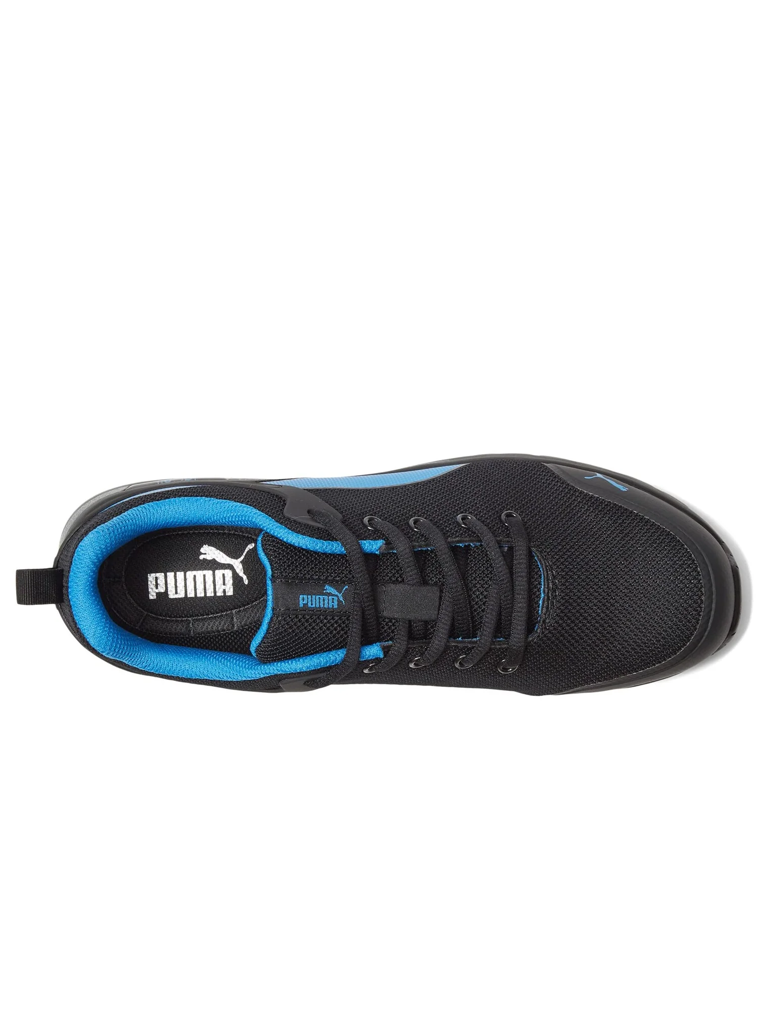 Кроссовки PUMA Safety Levity Knit Low ASTM EH — изображение 2 из 6, черный/синий