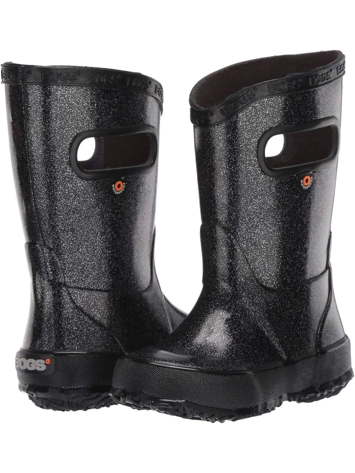Резиновые сапоги Rain Boot Glitter Bogs — изображение 1 из 7, черный
