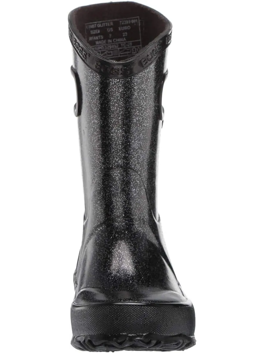 Резиновые сапоги Rain Boot Glitter Bogs — изображение 7 из 7, черный