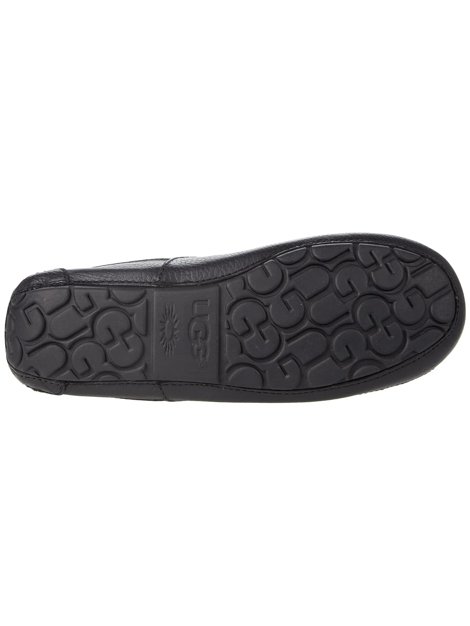 Тапочки UGG Ascot Leather — изображение 4 из 4, черный