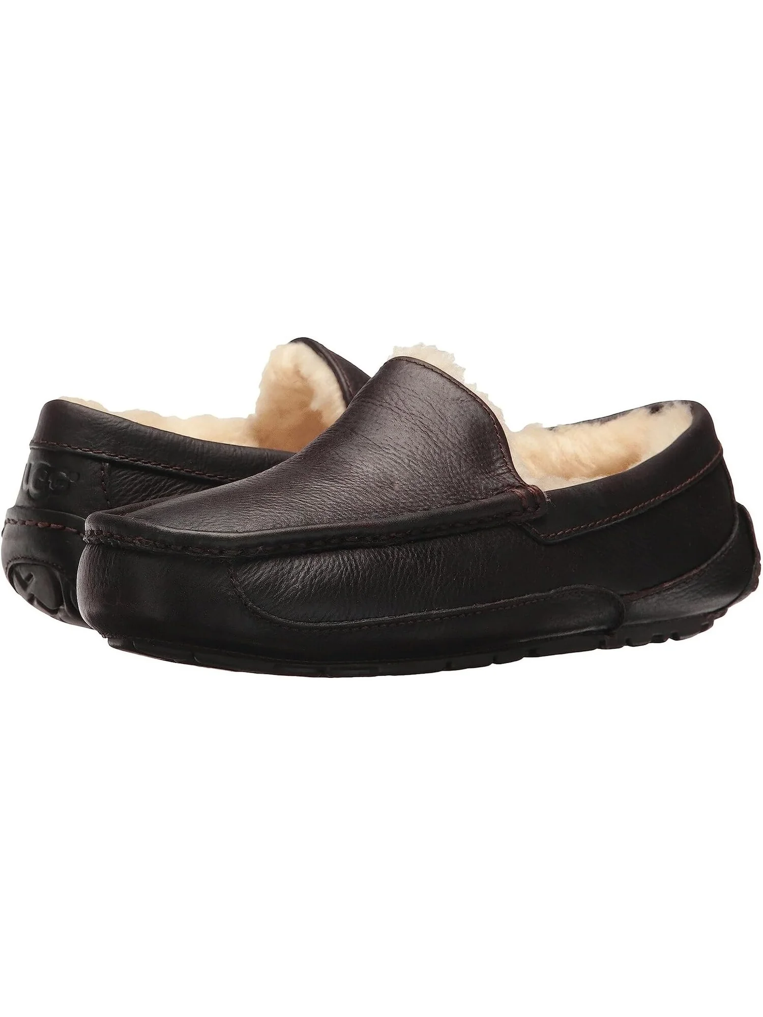 Тапочки UGG Ascot Leather — изображение 1 из 4, пряный