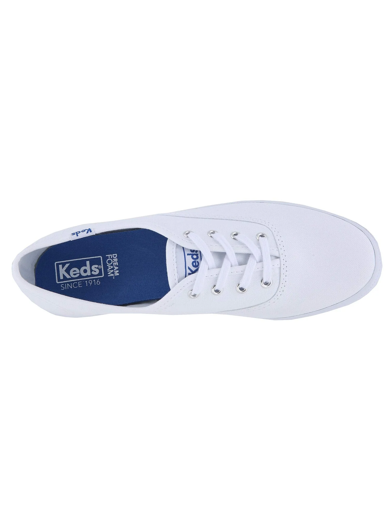 Кроссовки Keds Champion Canvas Lace-Up — изображение 3 из 4, белый