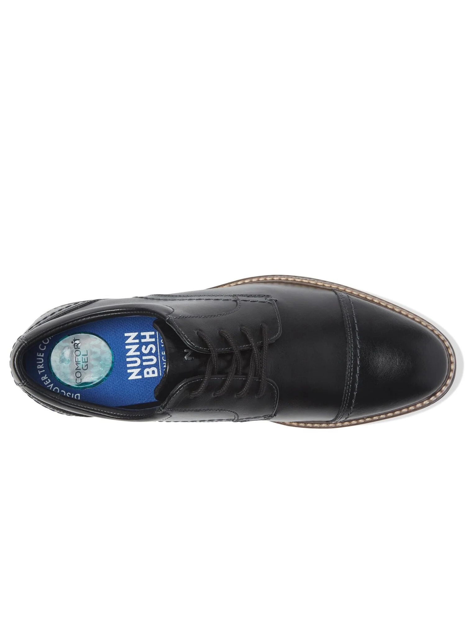 Оксфорды Nunn Bush Calderone Cap Toe — изображение 2 из 4, черный