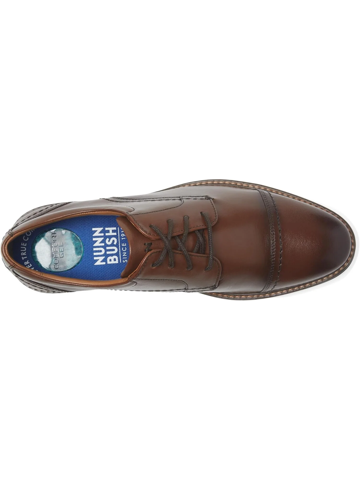 Оксфорды Nunn Bush Calderone Cap Toe — изображение 2 из 4, коричневый