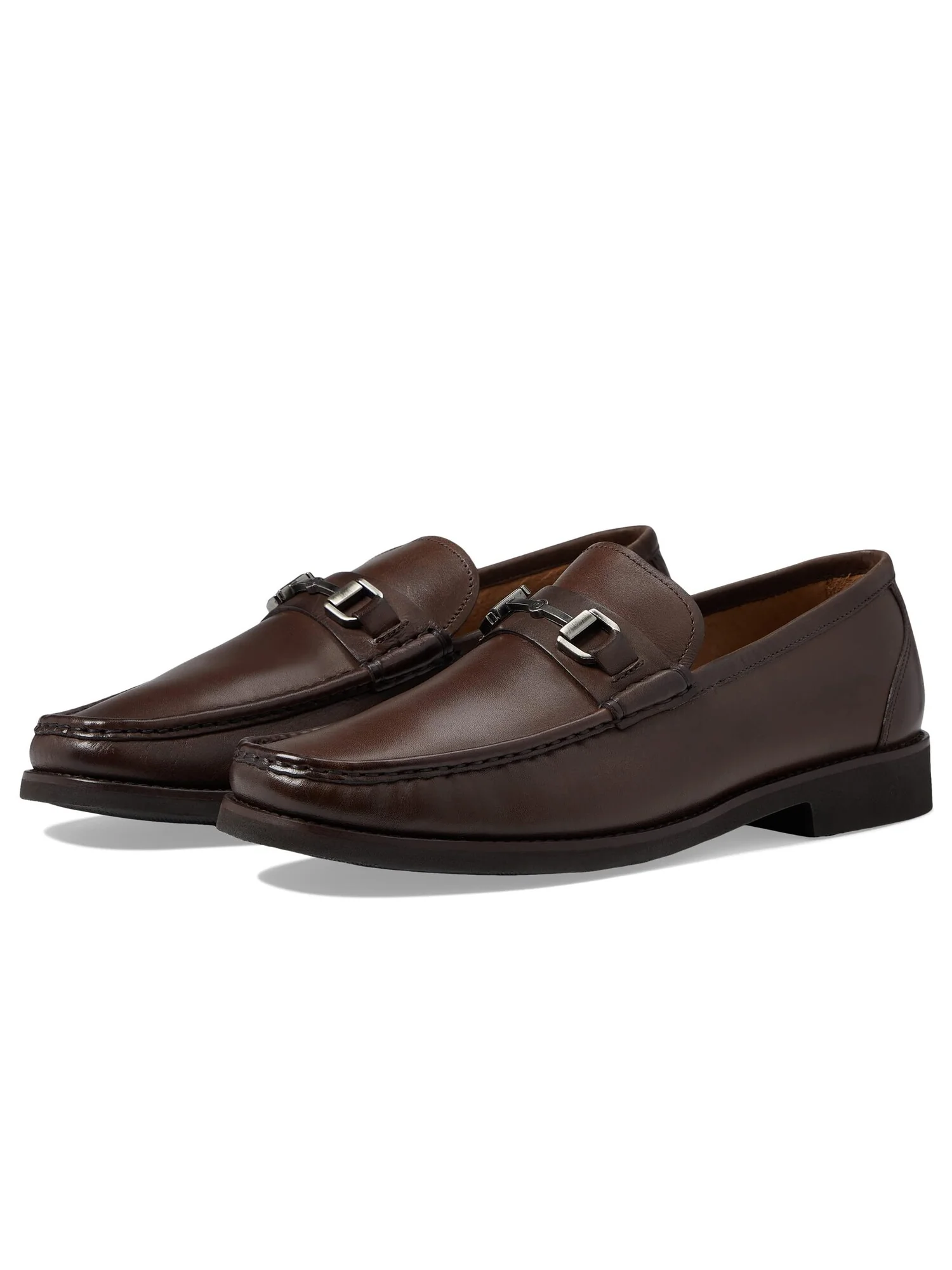 Лоферы Peter Millar Crown Leather Bit Loafer — изображение 4 из 6, коричневый