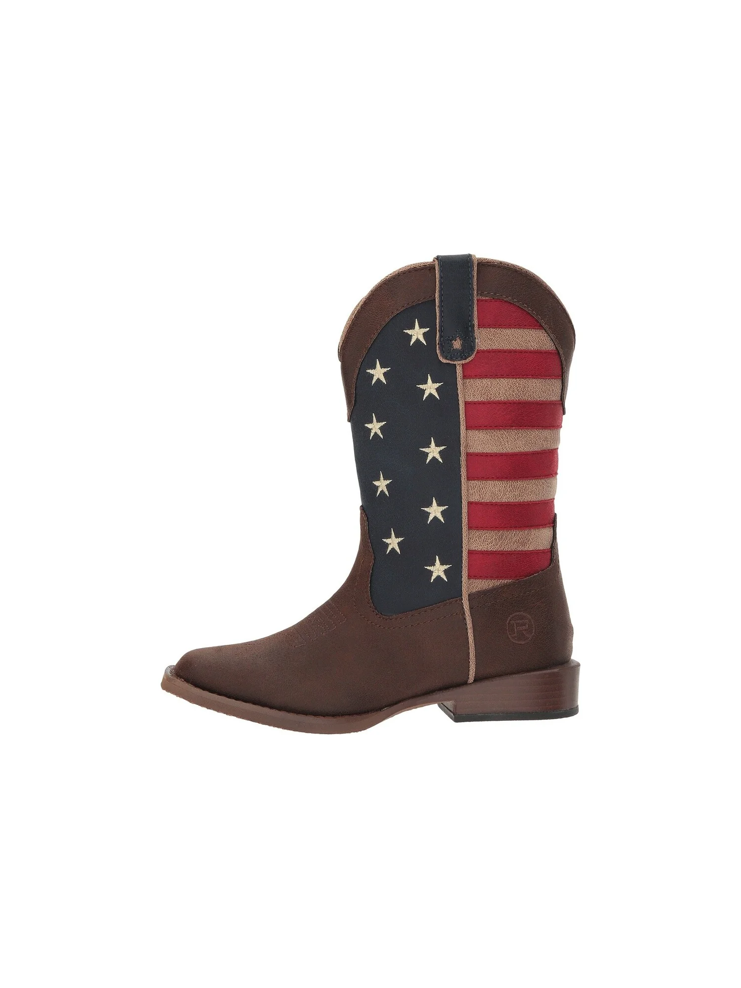 Ботинки Roper Kids American Patriot (Toddler/Little Kid) — изображение 6 из 7, серый