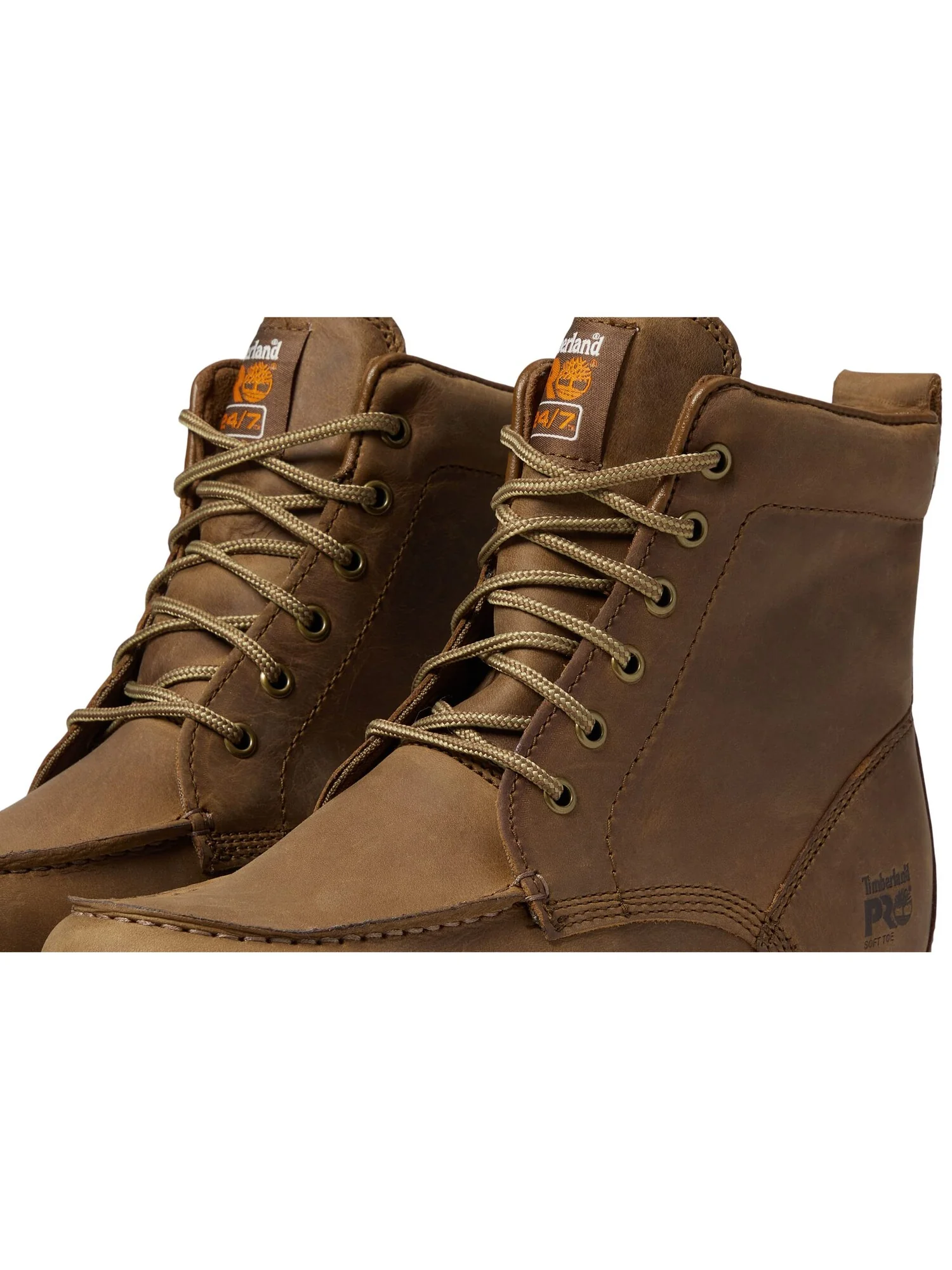 Рабочие ботинки мужские Timberland PRO Wedge 6 дюймов, с защитой от электрического тока — изображение 2 из 6, коричневый