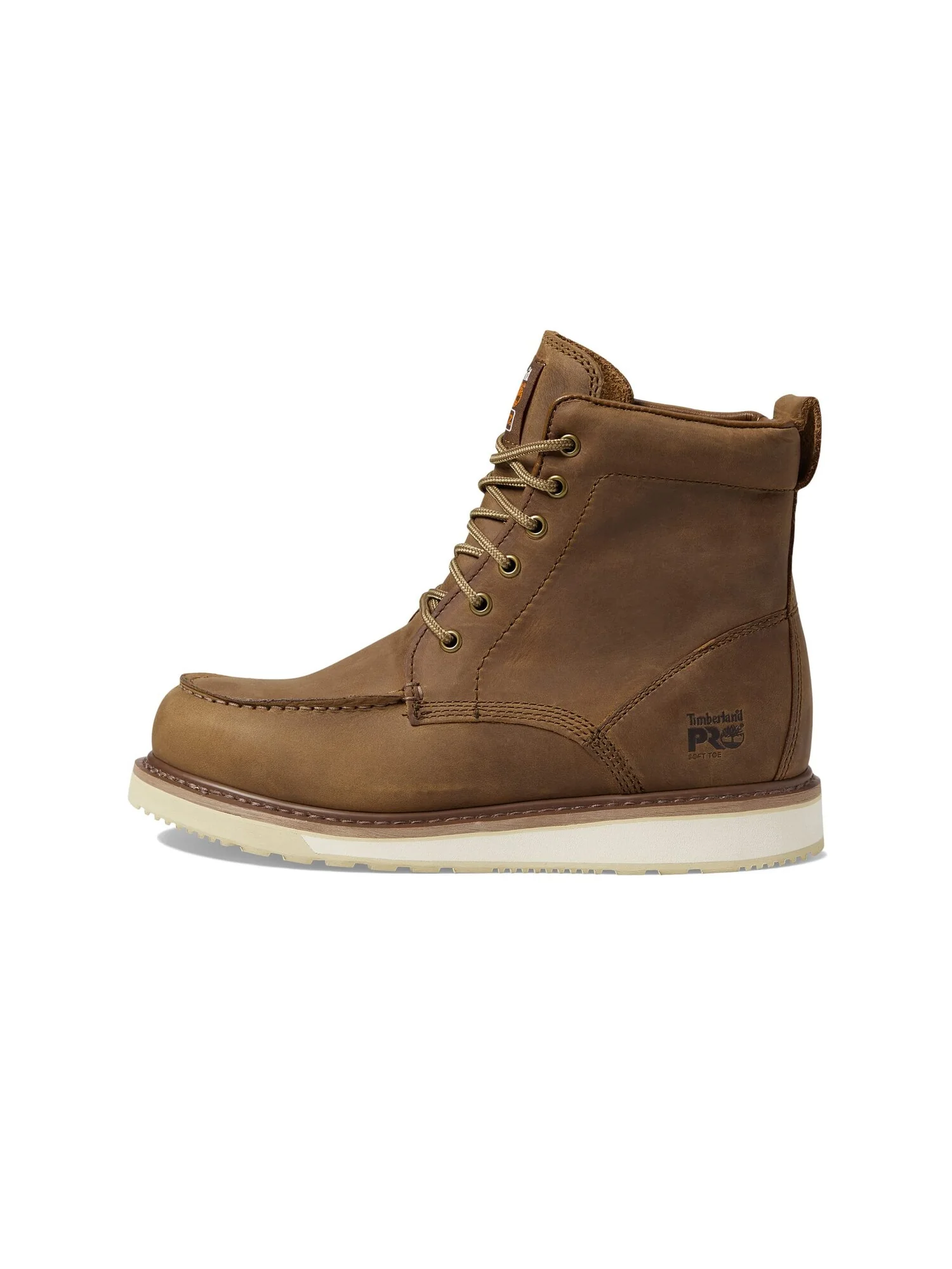 Рабочие ботинки мужские Timberland PRO Wedge 6 дюймов, с защитой от электрического тока — изображение 5 из 6, коричневый