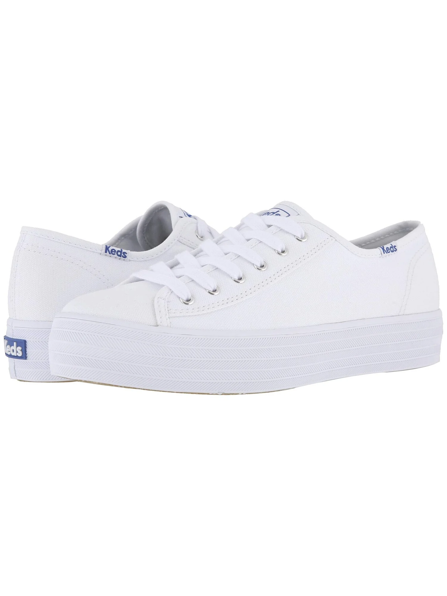 Кроссовки Keds Triple Kick Canvas — изображение 2 из 7, белый