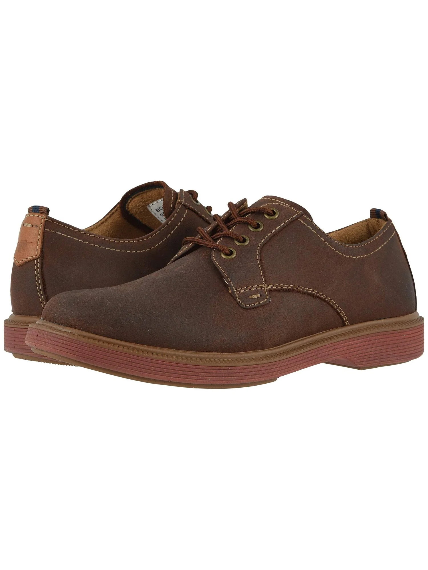 Оксфорды Florsheim Kids Supacush Plain Toe Ox, Jr. (Toddler/Little Kid/Big Kid) — изображение 6 из 7, коричневый