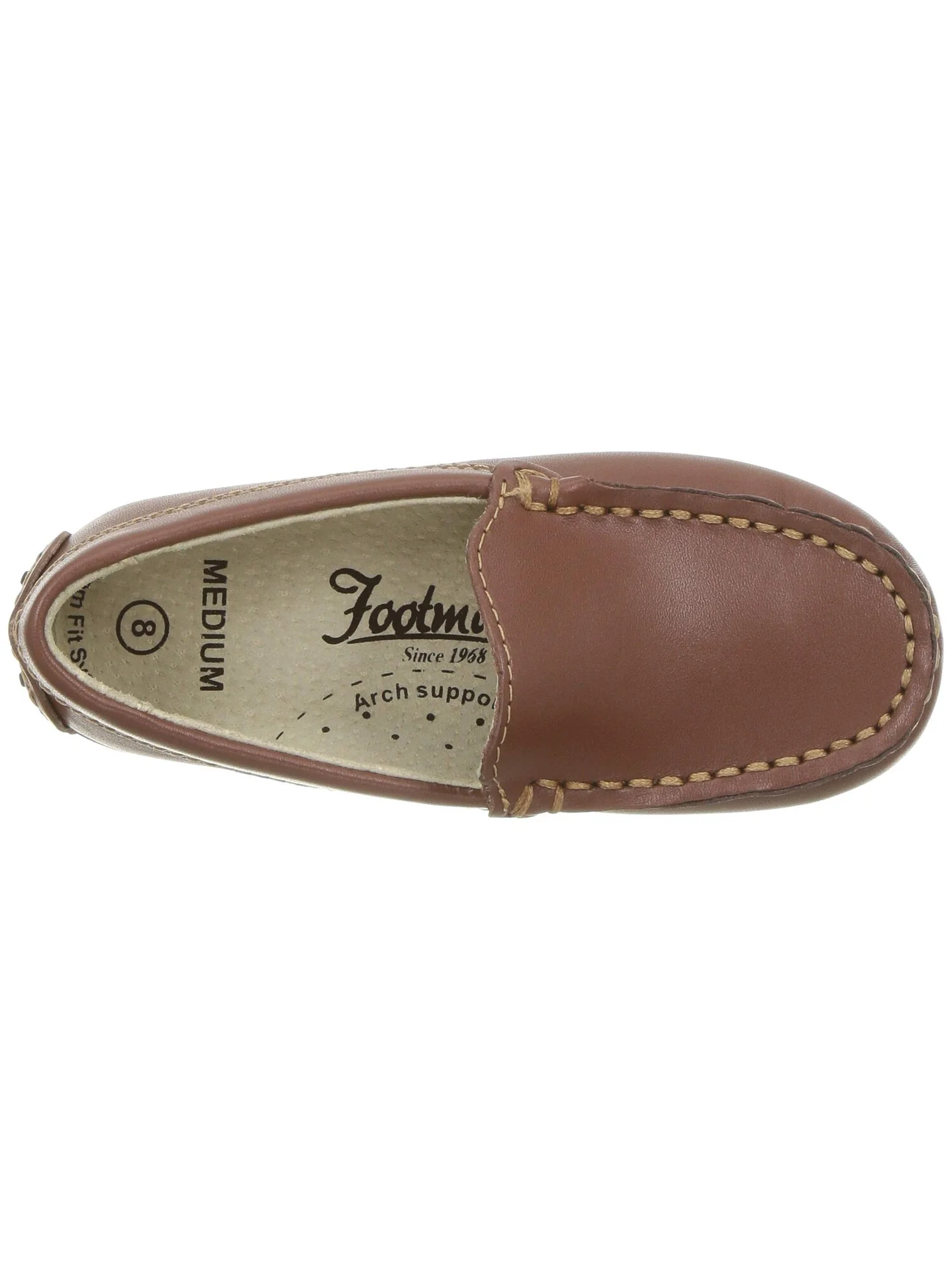 Лоферы FootMates Brooklyn (Toddler/Little Kid/Big Kid) — изображение 6 из 7, коричневый