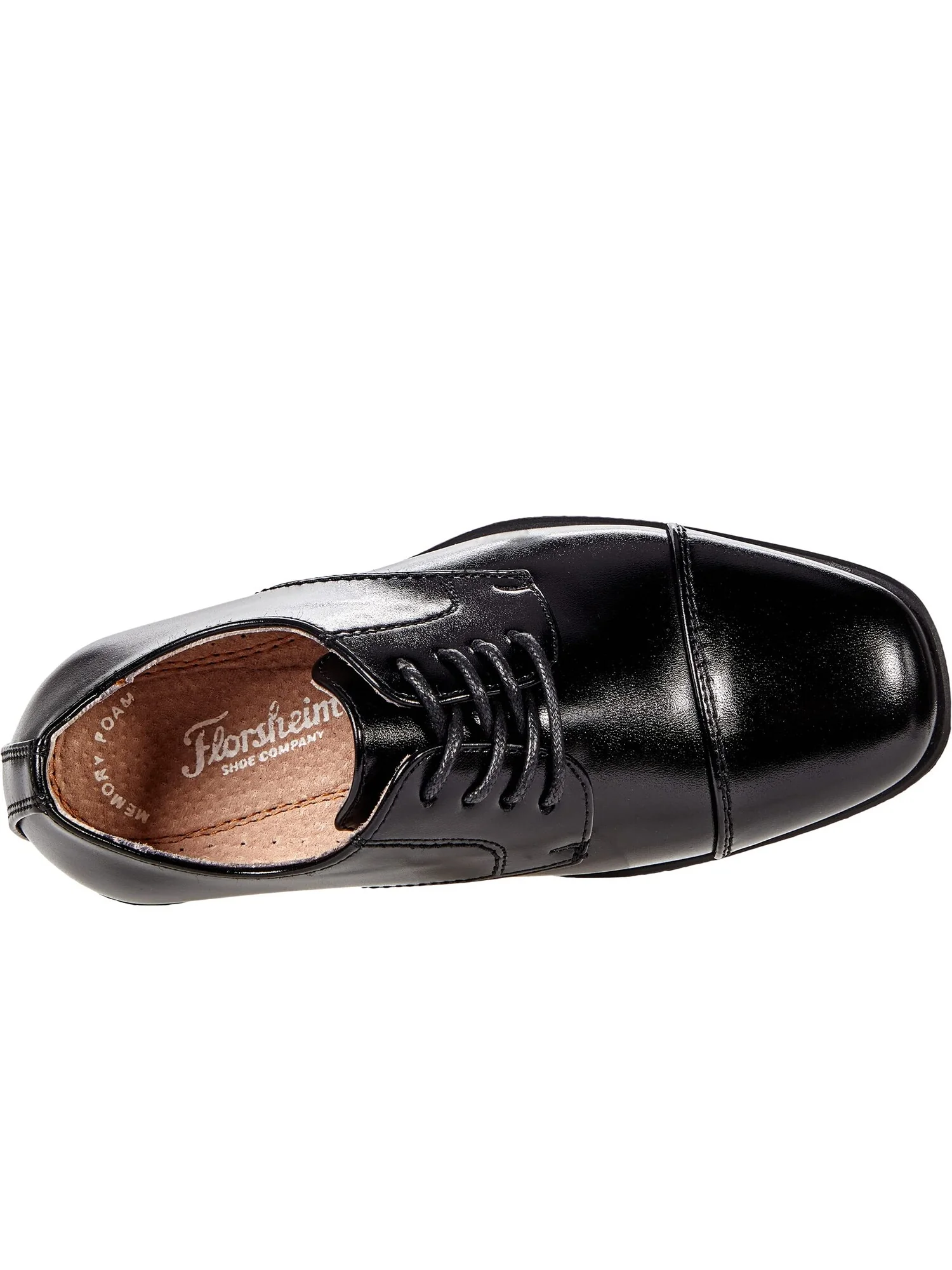 Оксфорды Florsheim Kids Rolan Cap Toe Oxford (Little Kid/Big Kid) — изображение 4 из 6, черный