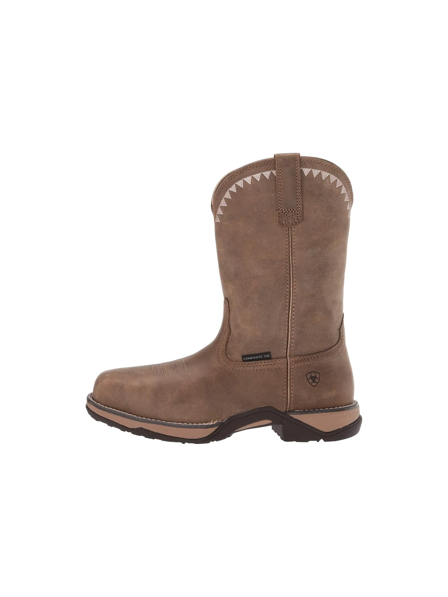 Сапоги женские Ariat Anthem Deco Composite Toe кожаные ковбойские — изображение 5 из 7, коричневый