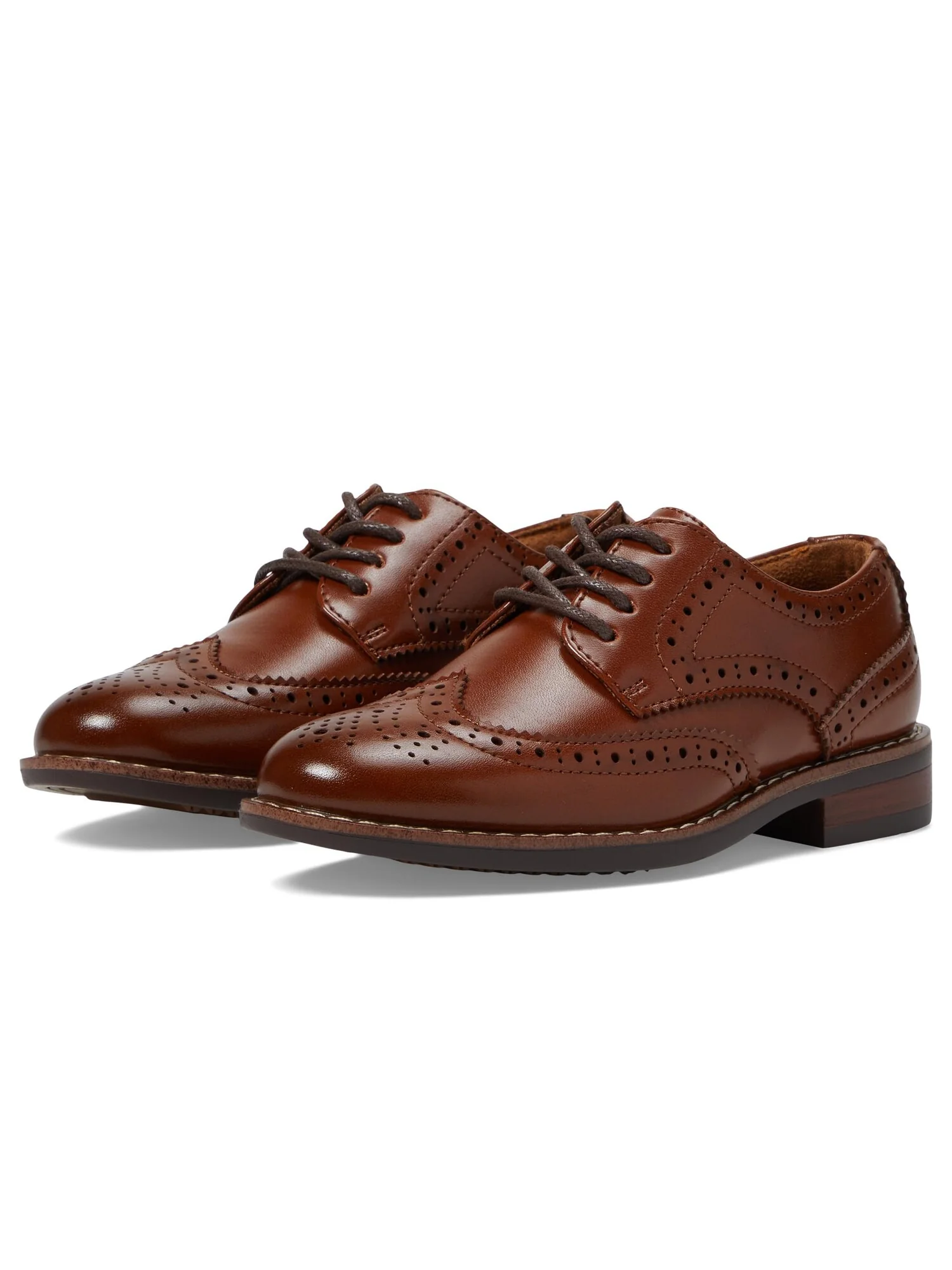Оксфорды Florsheim Kids Rucci Jr. Wing Tip Oxford (Toddler/Little Kid/Big Kid) — изображение 5 из 6, коричневый