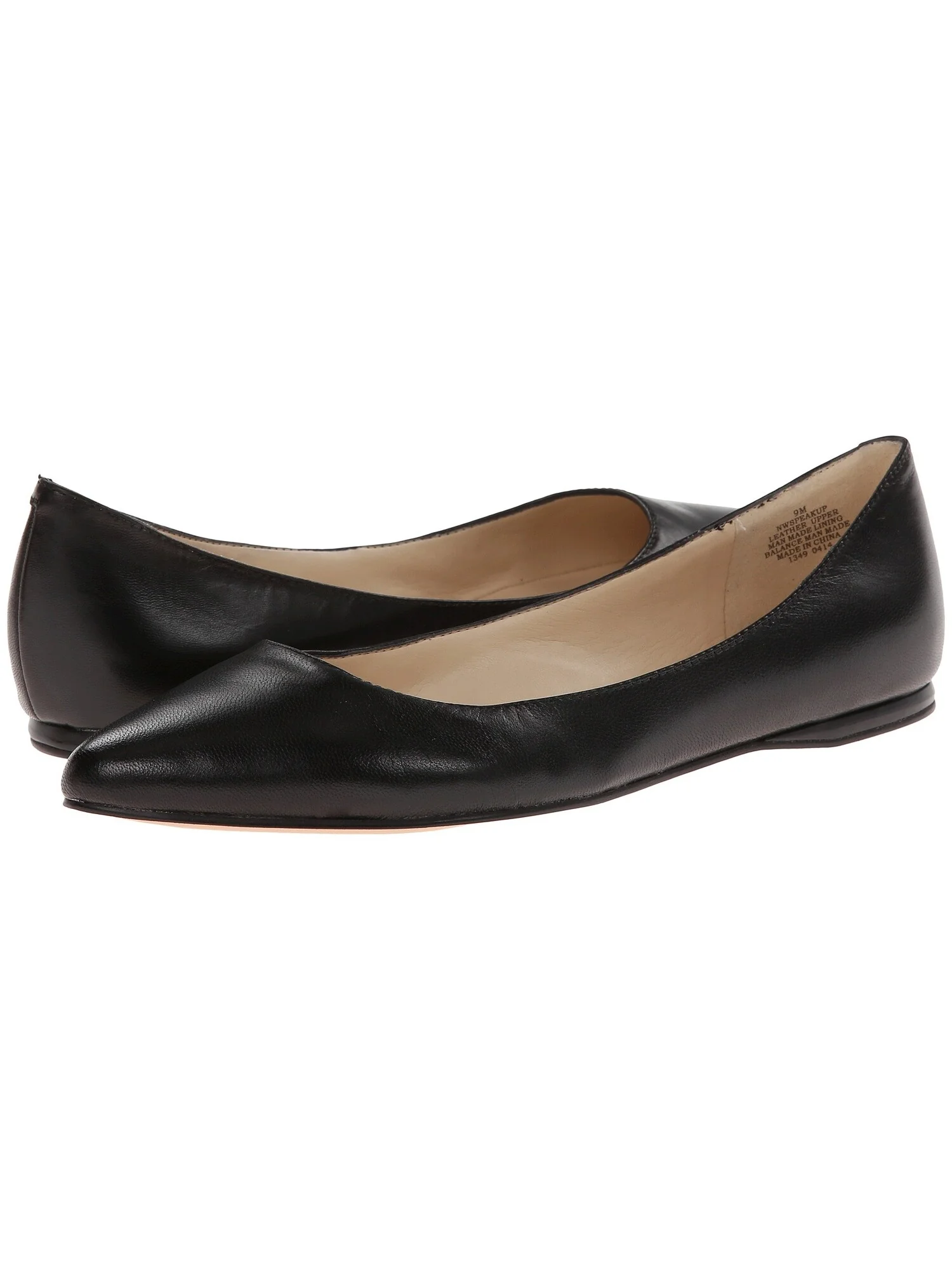 Туфли на плоской подошве Nine West SpeakUp Flat — изображение 3 из 4, черный