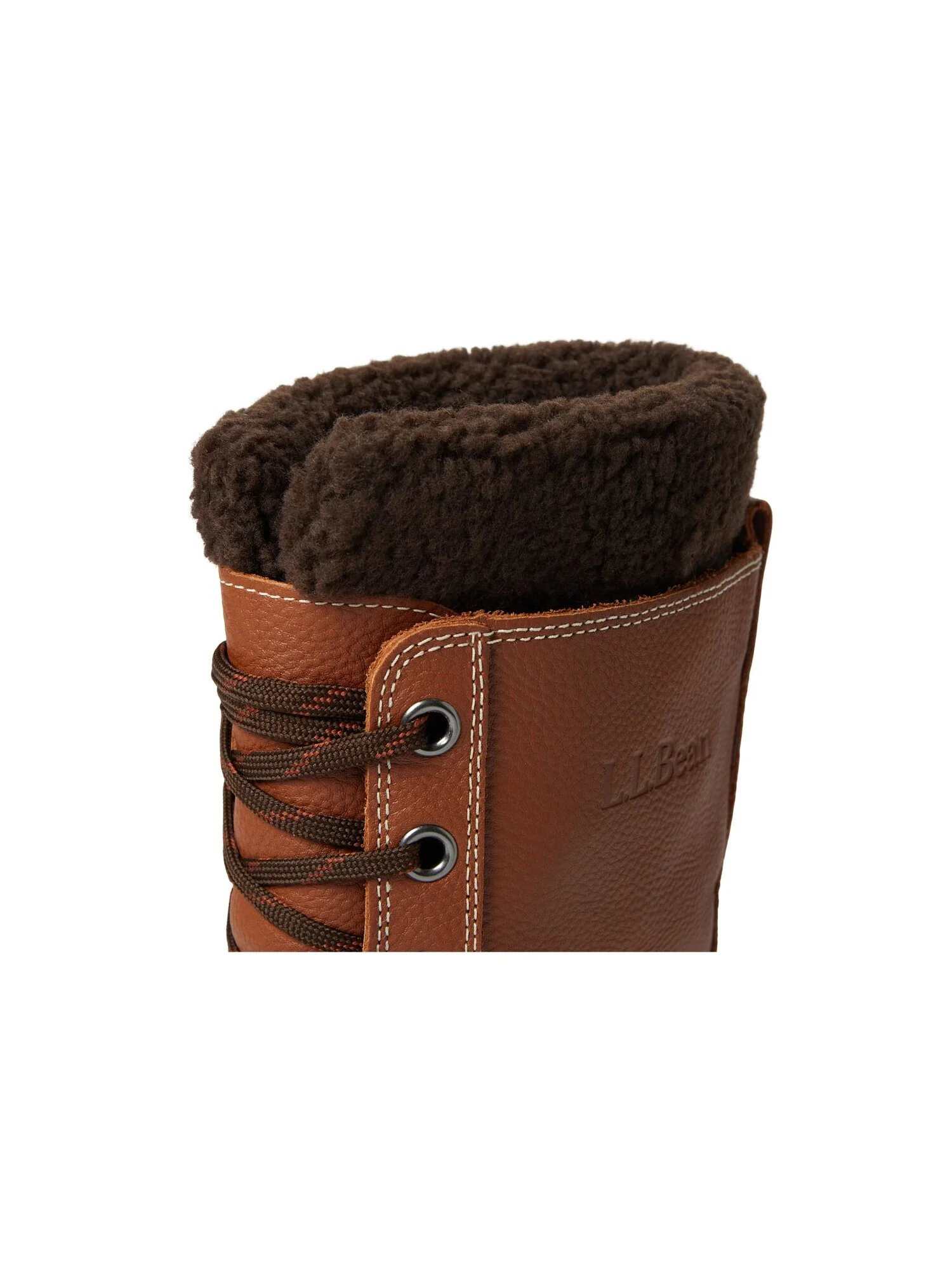 Ботинки L.L.Bean Snow Boot Tumbled Leather Lace — изображение 7 из 7, зеленый