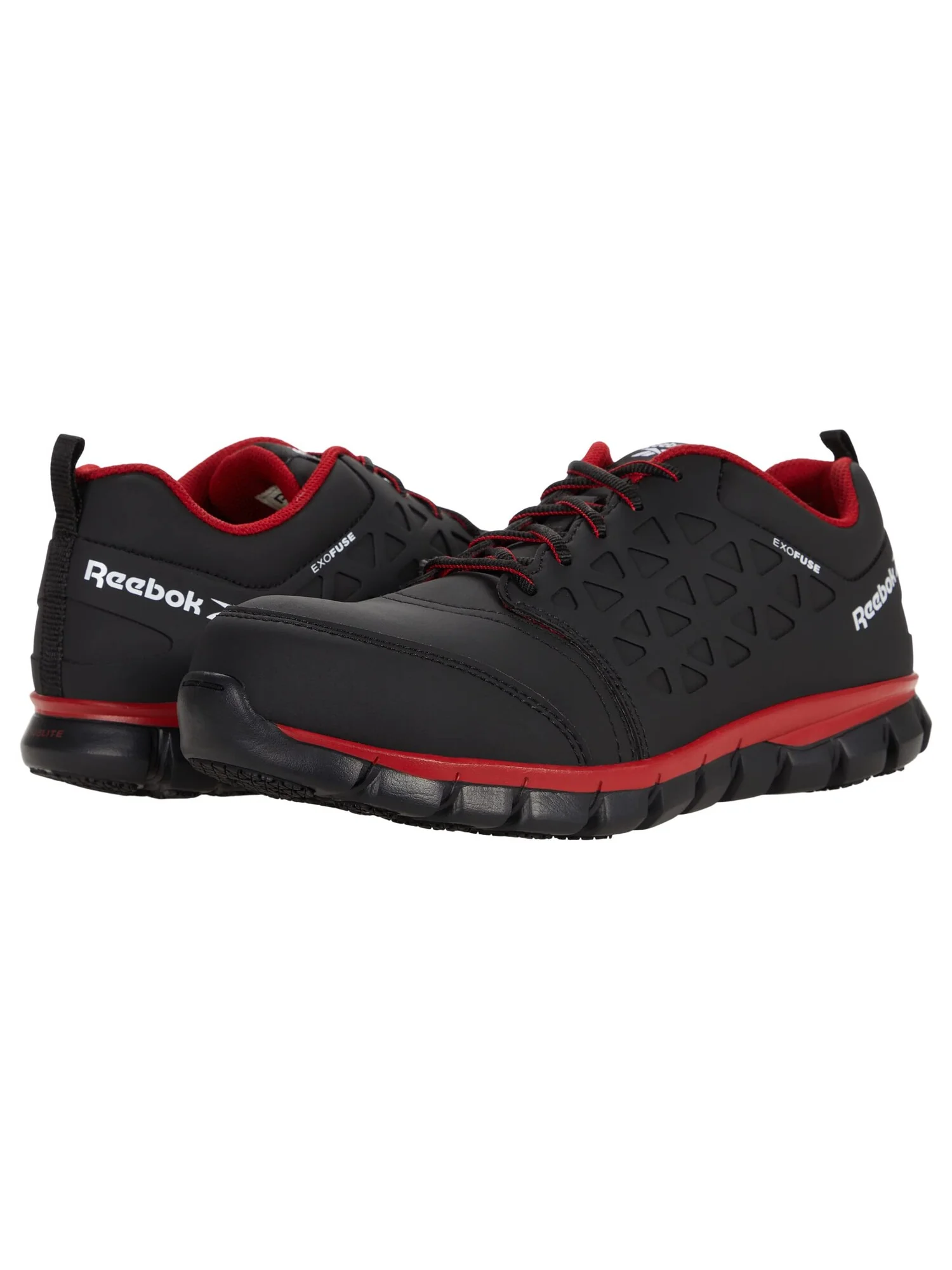Кроссовки Reebok Work Sublite Cushion Work Comp Toe SD — изображение 3 из 4, черный/красный