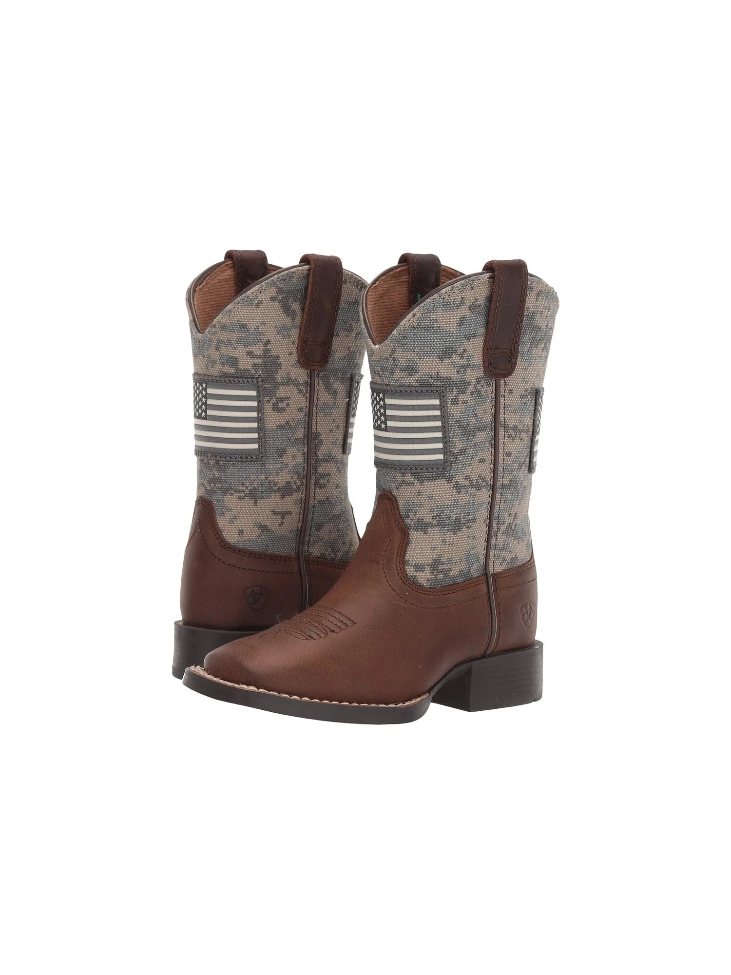 Ботинки Ariat Kids Patriot (Toddler/Little Kid/Big Kid) — изображение 3 из 7, зеленый