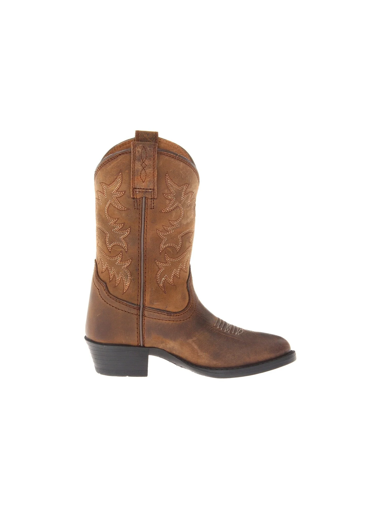 Ботинки Ariat Kids Heritage Western (Toddler/Little Kid/Big Kid) — изображение 3 из 7, коричневый