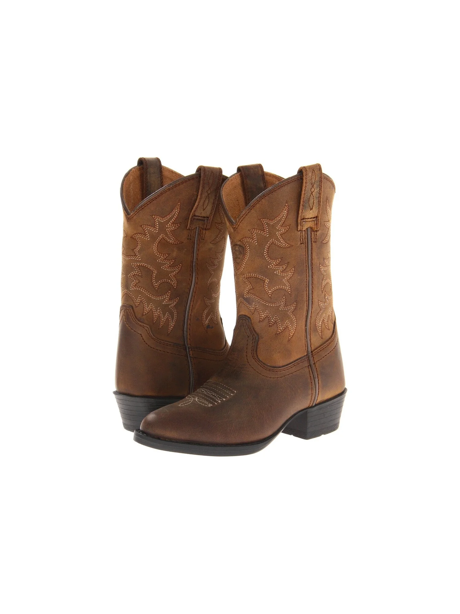 Ботинки Ariat Kids Heritage Western (Toddler/Little Kid/Big Kid) — изображение 4 из 7, коричневый