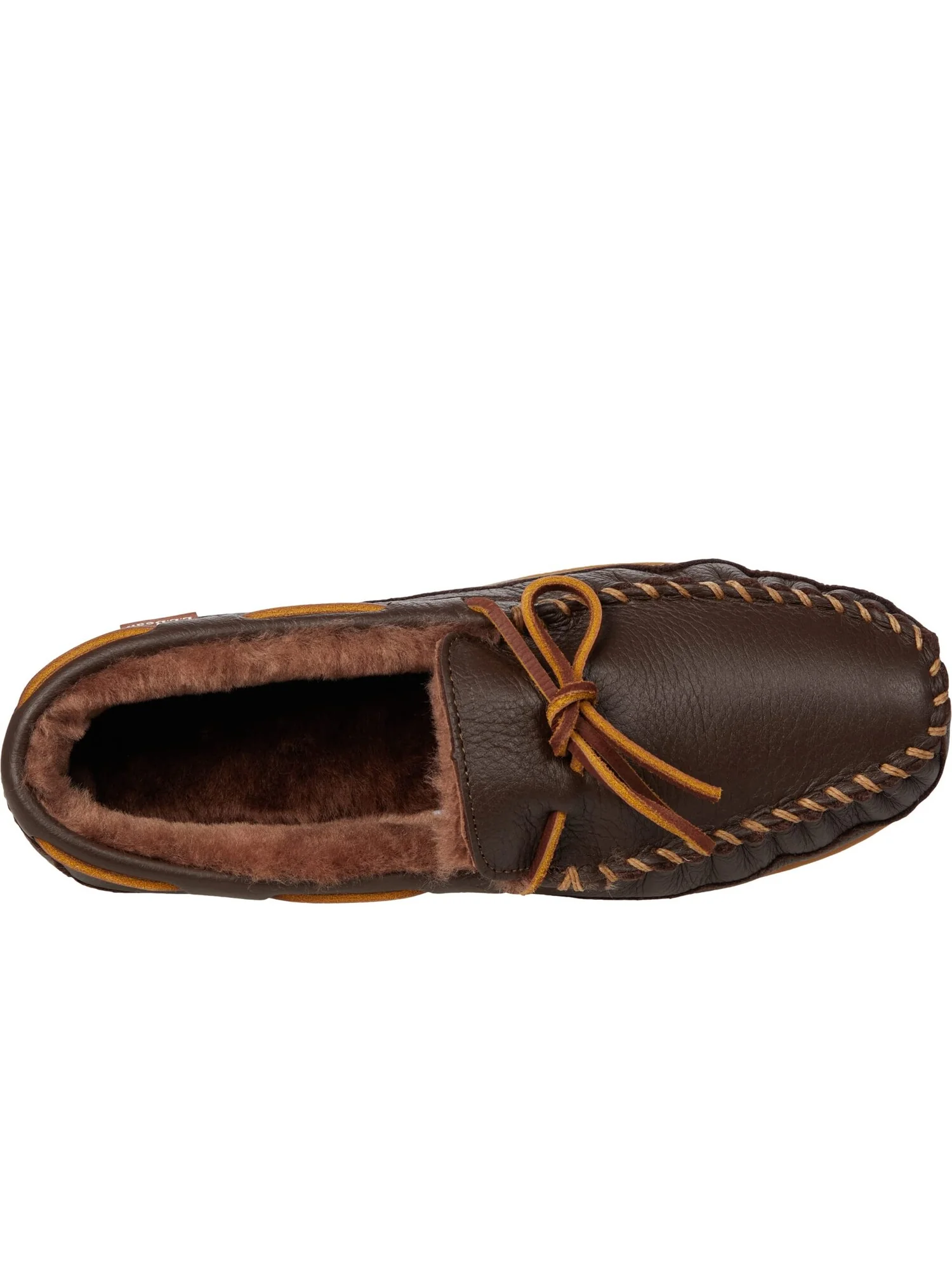 Тапочки L.L.Bean Wicked Good Moosehide Slipper Moccasin — изображение 3 из 4, шоколад