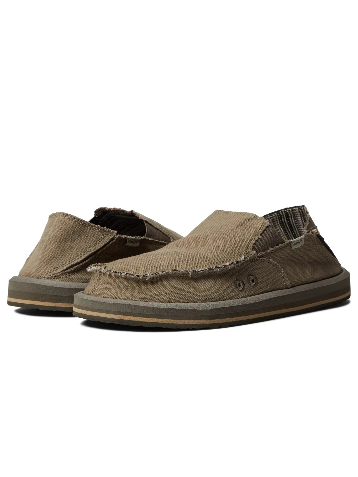 Кроссовки Sanuk Vagabond Sidewalk Surfer ST Hemp — изображение 2 из 6, коричневый