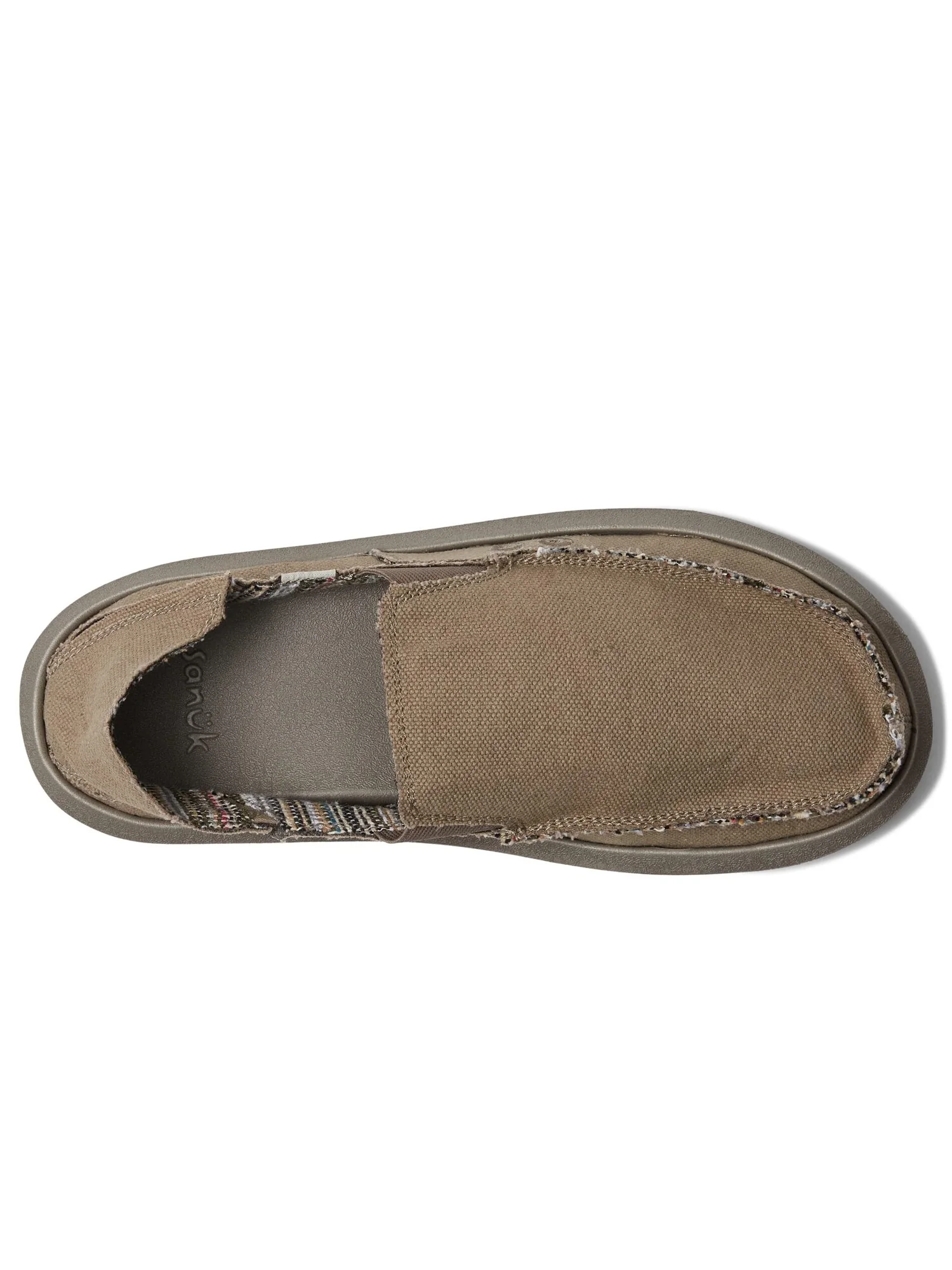Кроссовки Sanuk Vagabond Sidewalk Surfer ST Hemp — изображение 4 из 6, коричневый