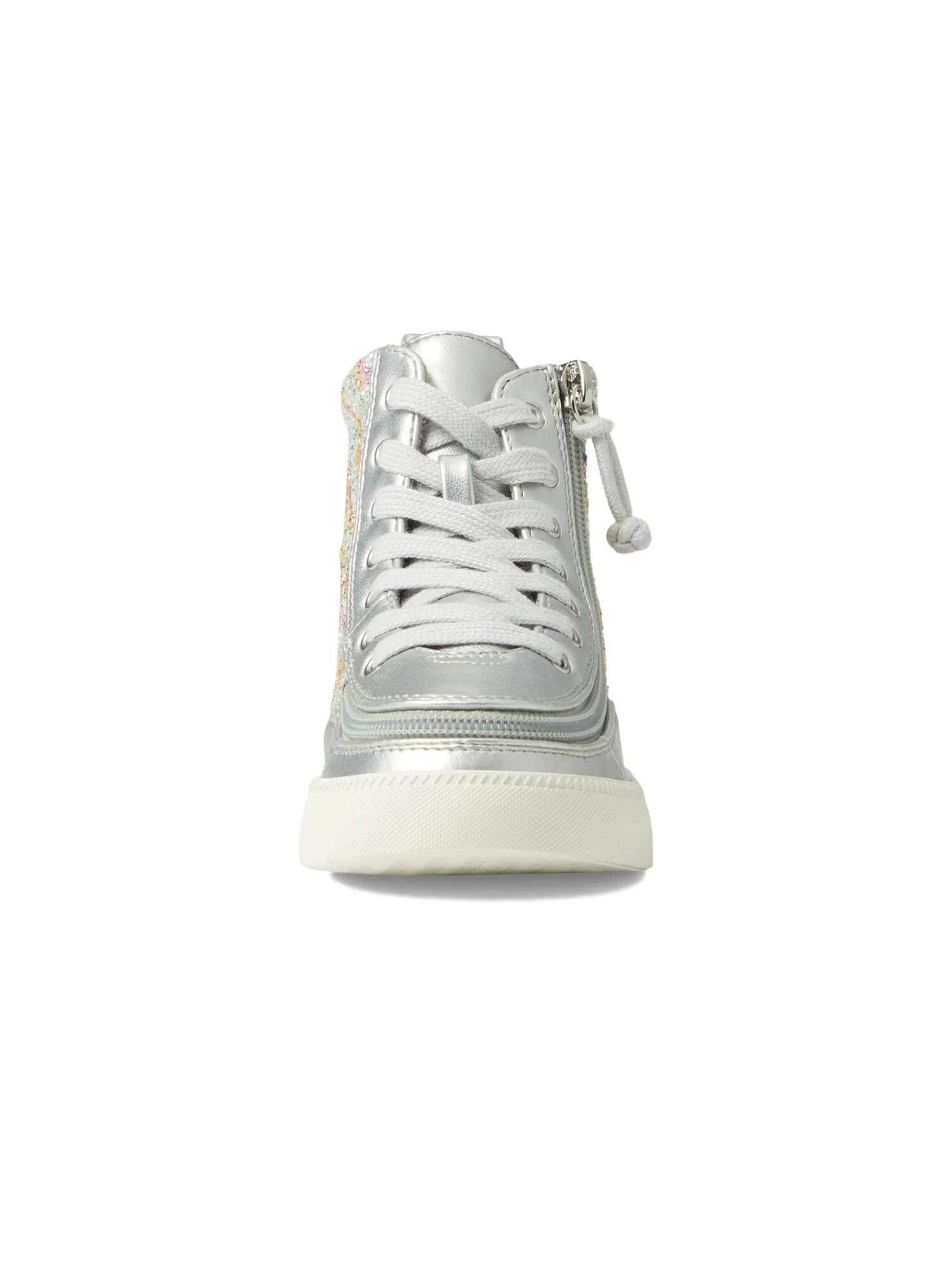 Кроссовки BILLY Footwear Kids Classic Lace High (Little Kid/Big Kid) — изображение 3 из 6, серебряный