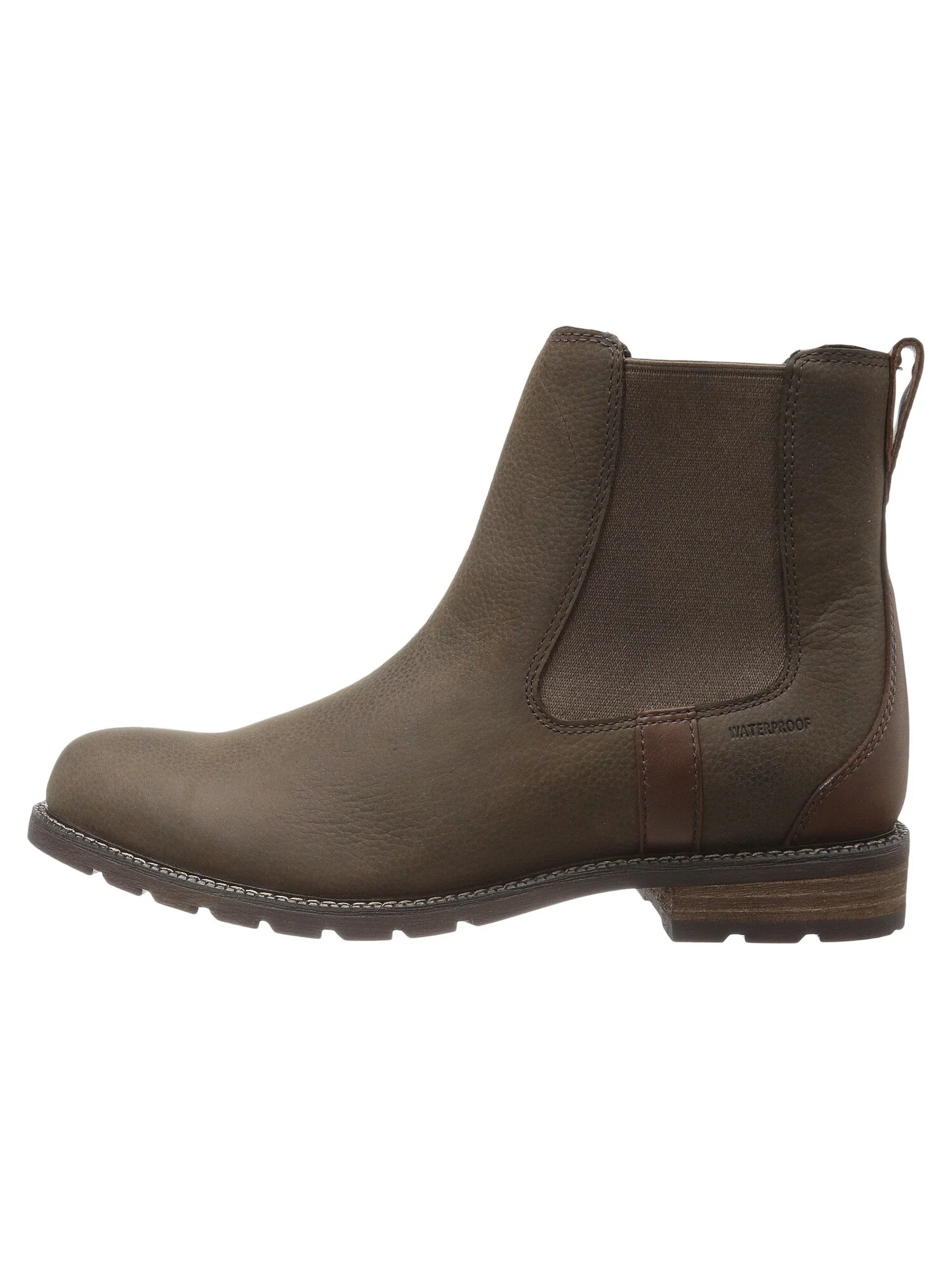 Ботинки женские Ariat Wexford Waterproof однотонные челси — изображение 3 из 7, коричневый