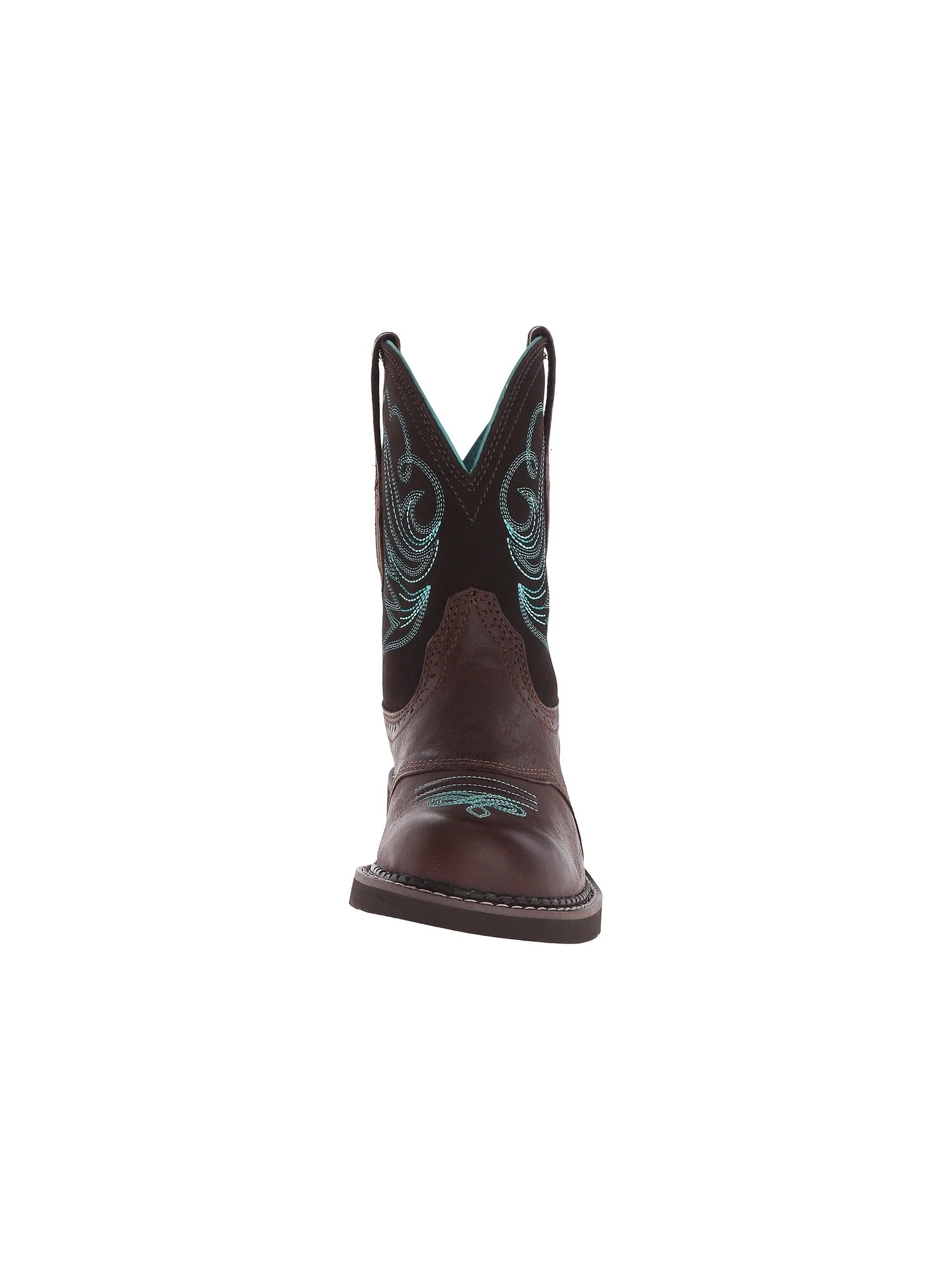 Сапоги женские Ariat Fatbaby Heritage Dapper ковбойские с узором — изображение 6 из 7, коричневый/зеленый