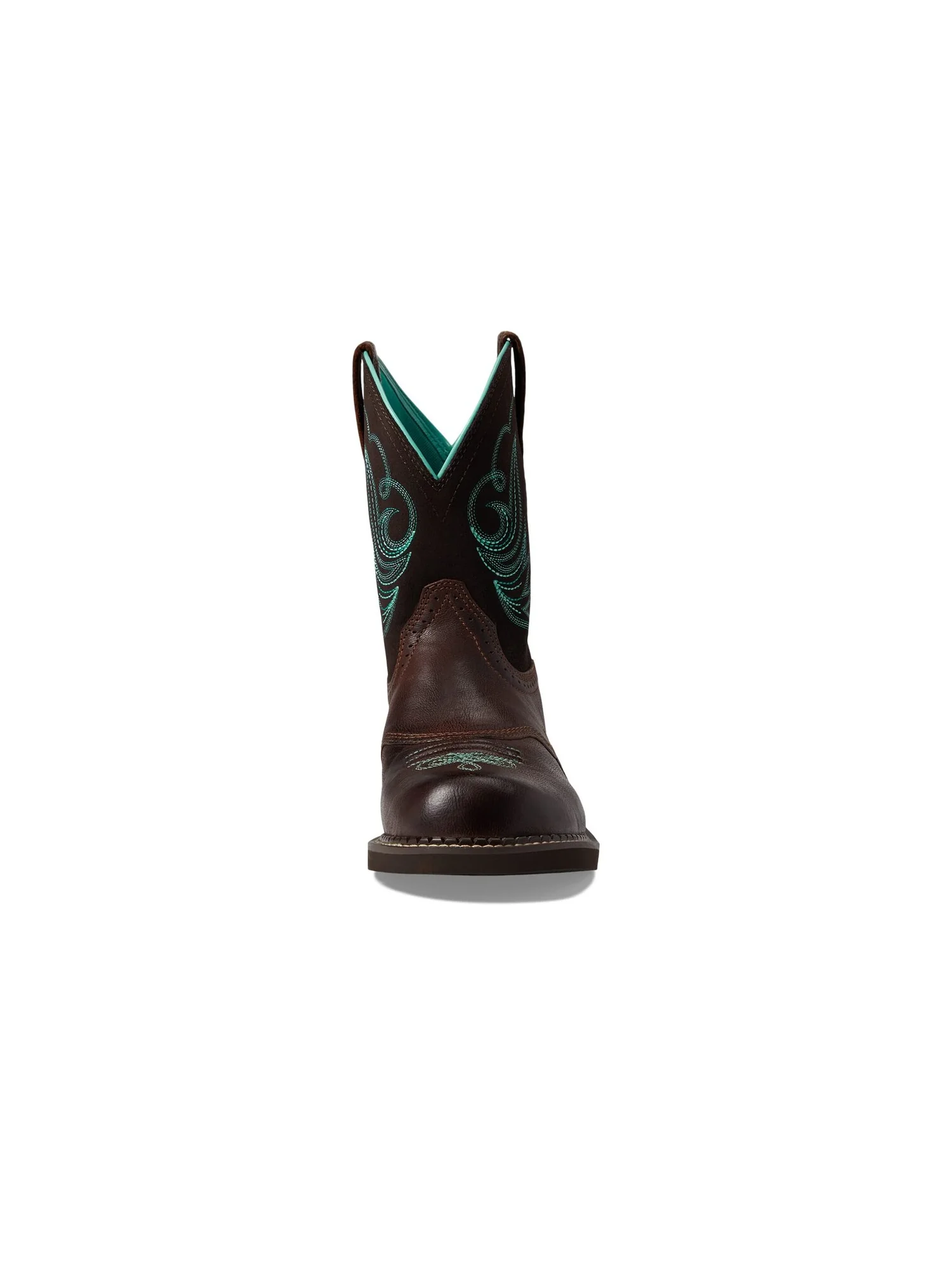 Сапоги женские Ariat Fatbaby Heritage Dapper ковбойские с узором — изображение 7 из 7, коричневый/зеленый