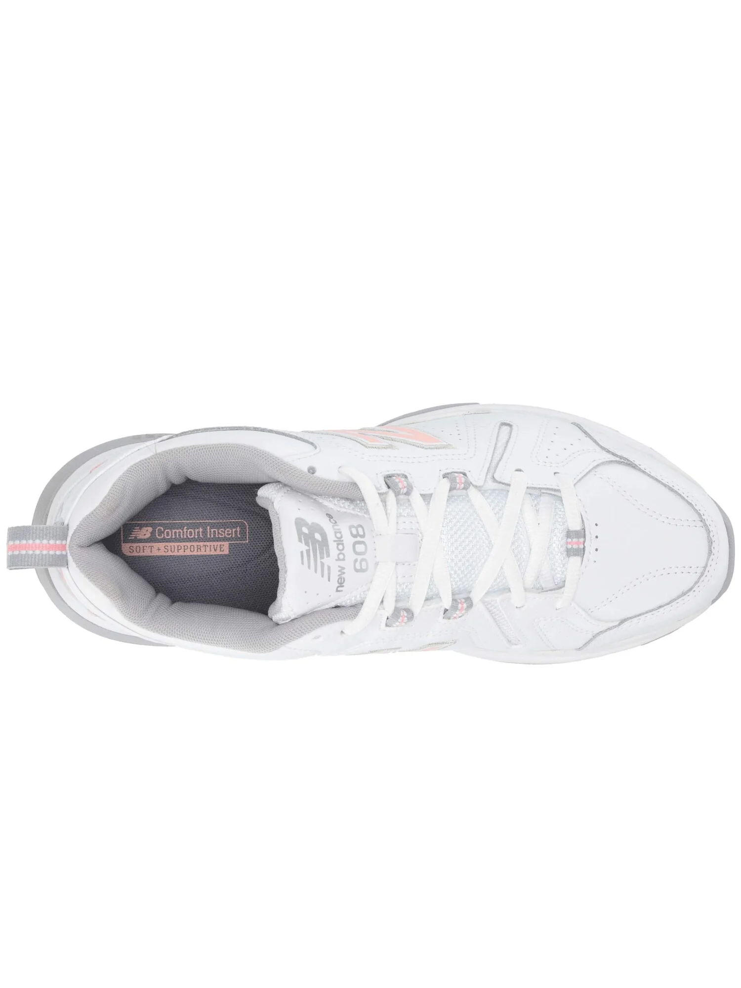 Кроссовки New Balance WX608v5 — изображение 3 из 4, белый/розовый