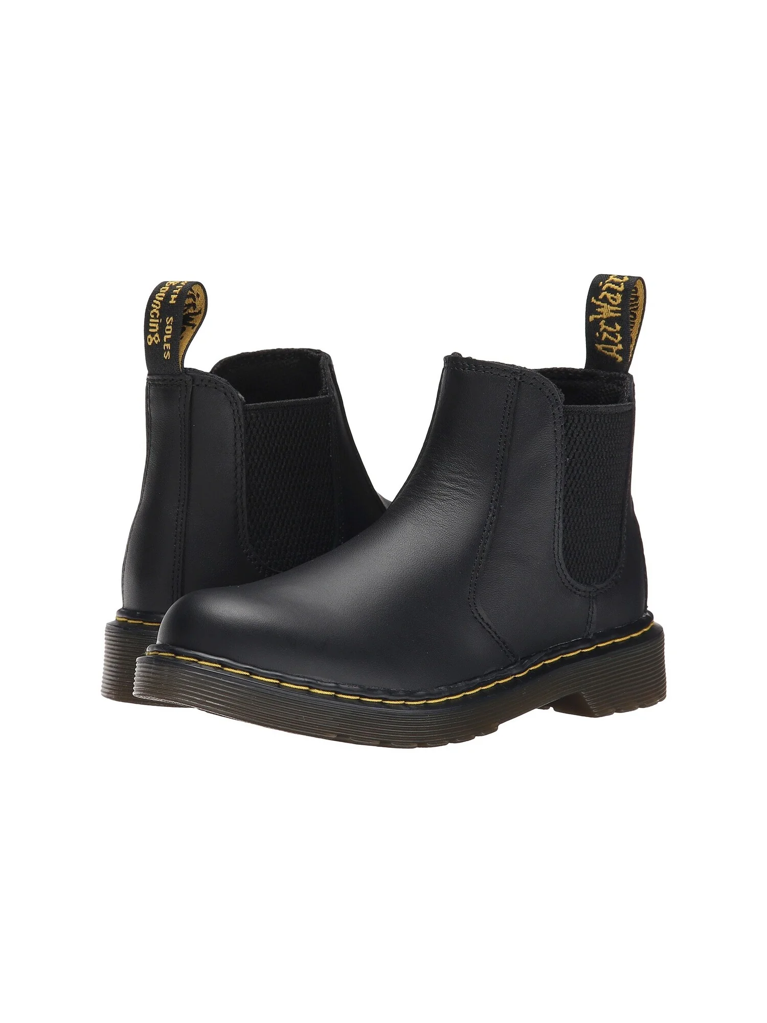 Ботинки Dr. Martens Kid's Collection 2976 Junior Banzai Chelsea Boot (Little Kid/Big Kid) — изображение 2 из 7, черный