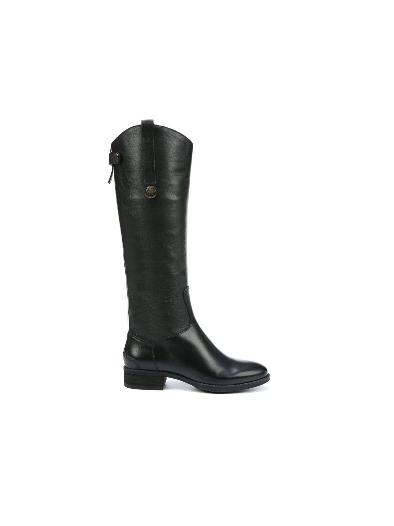 Ботинки Sam Edelman Penny 2 Wide Calf Leather Riding Boot — изображение 2 из 7, черный