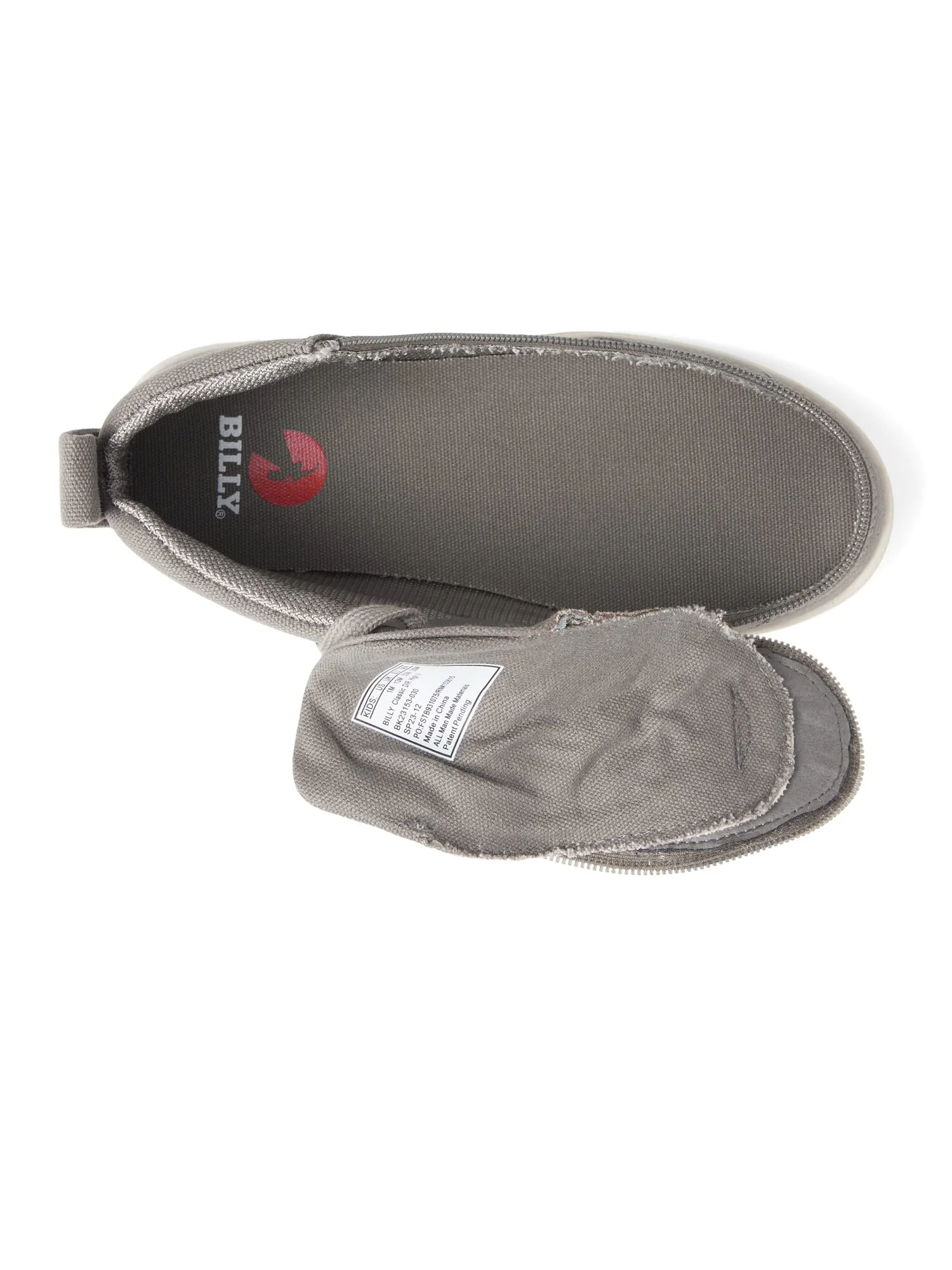 Кроссовки BILLY Footwear Kids Classic DR High II (Little Kid/Big Kid) — изображение 2 из 6, серый