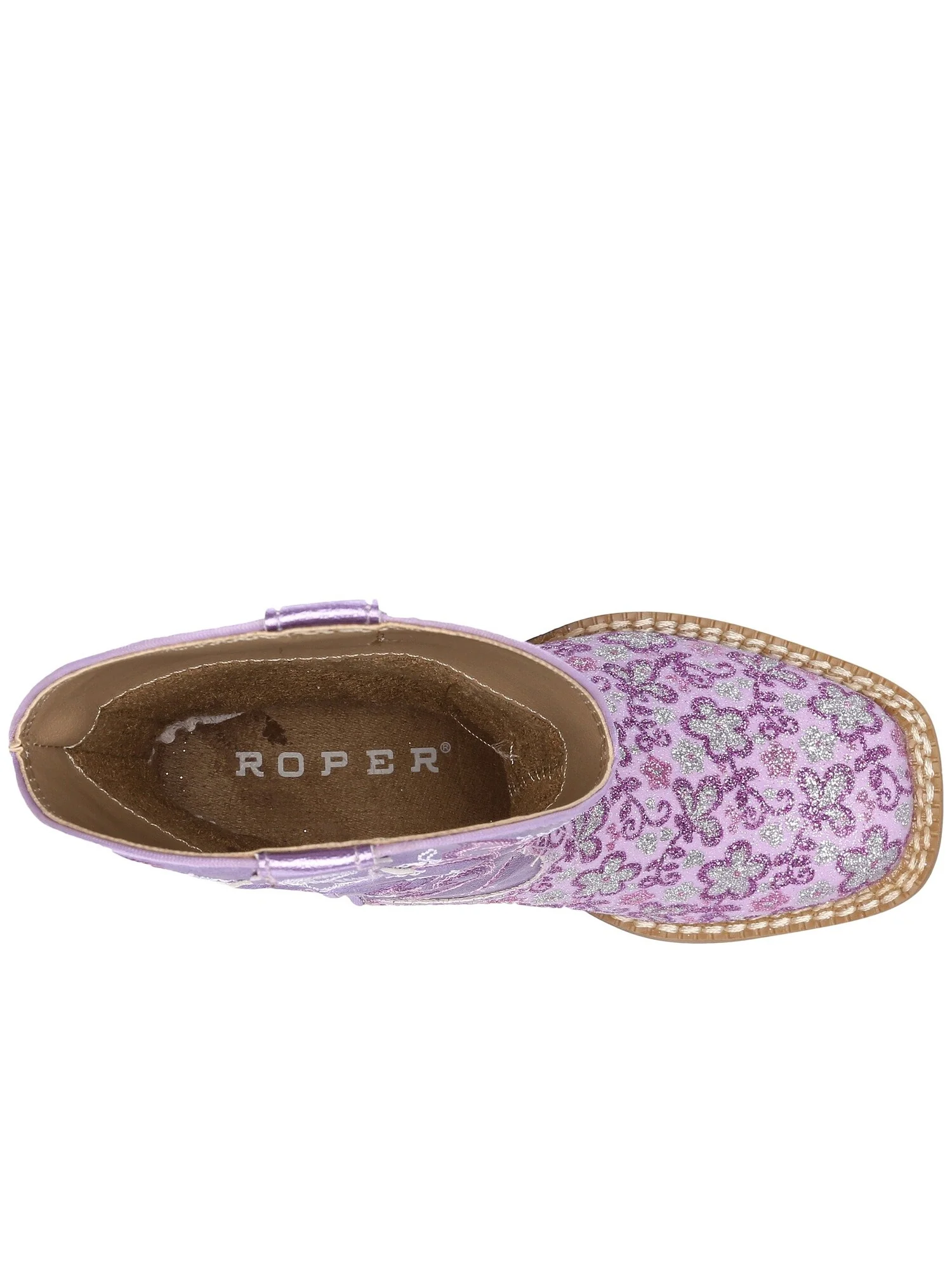 Ботинки Roper Kids Lavender Square Toe Boot (Toddler/Little Kid) — изображение 2 из 7, фиолетовый