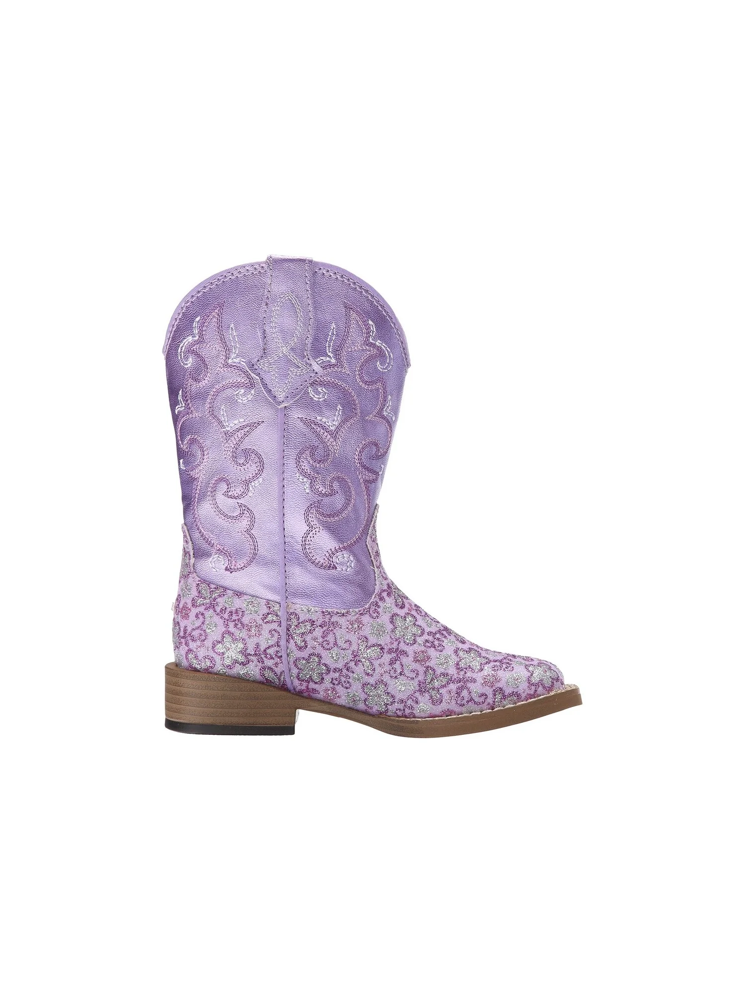 Ботинки Roper Kids Lavender Square Toe Boot (Toddler/Little Kid) — изображение 4 из 7, фиолетовый