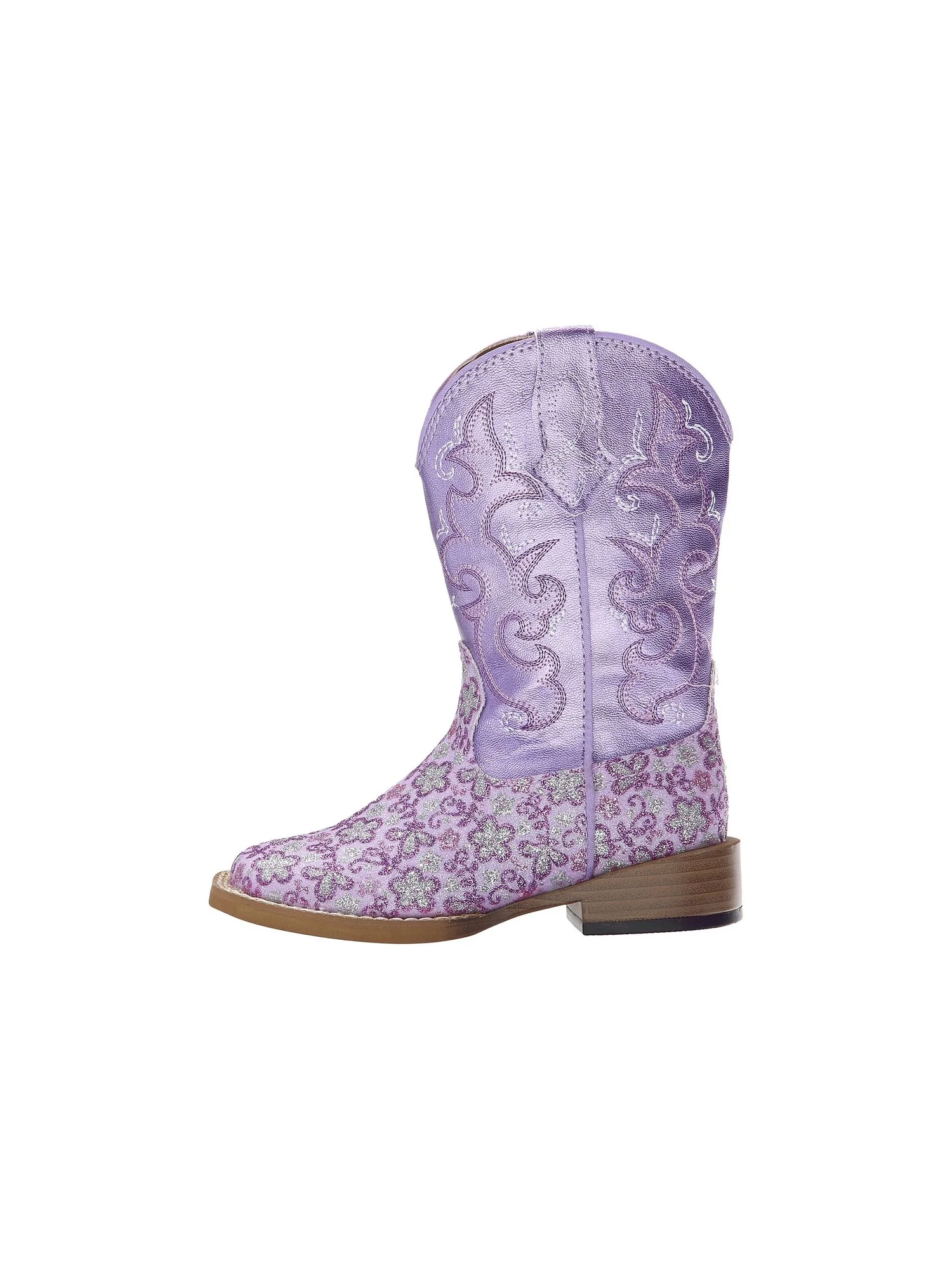 Ботинки Roper Kids Lavender Square Toe Boot (Toddler/Little Kid) — изображение 5 из 7, фиолетовый