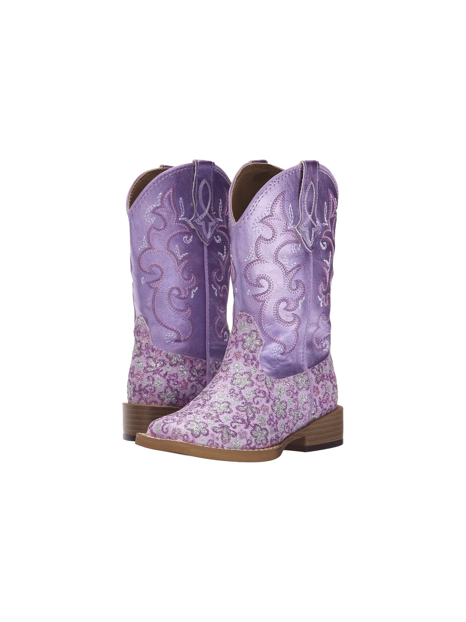 Ботинки Roper Kids Lavender Square Toe Boot (Toddler/Little Kid) — изображение 7 из 7, фиолетовый