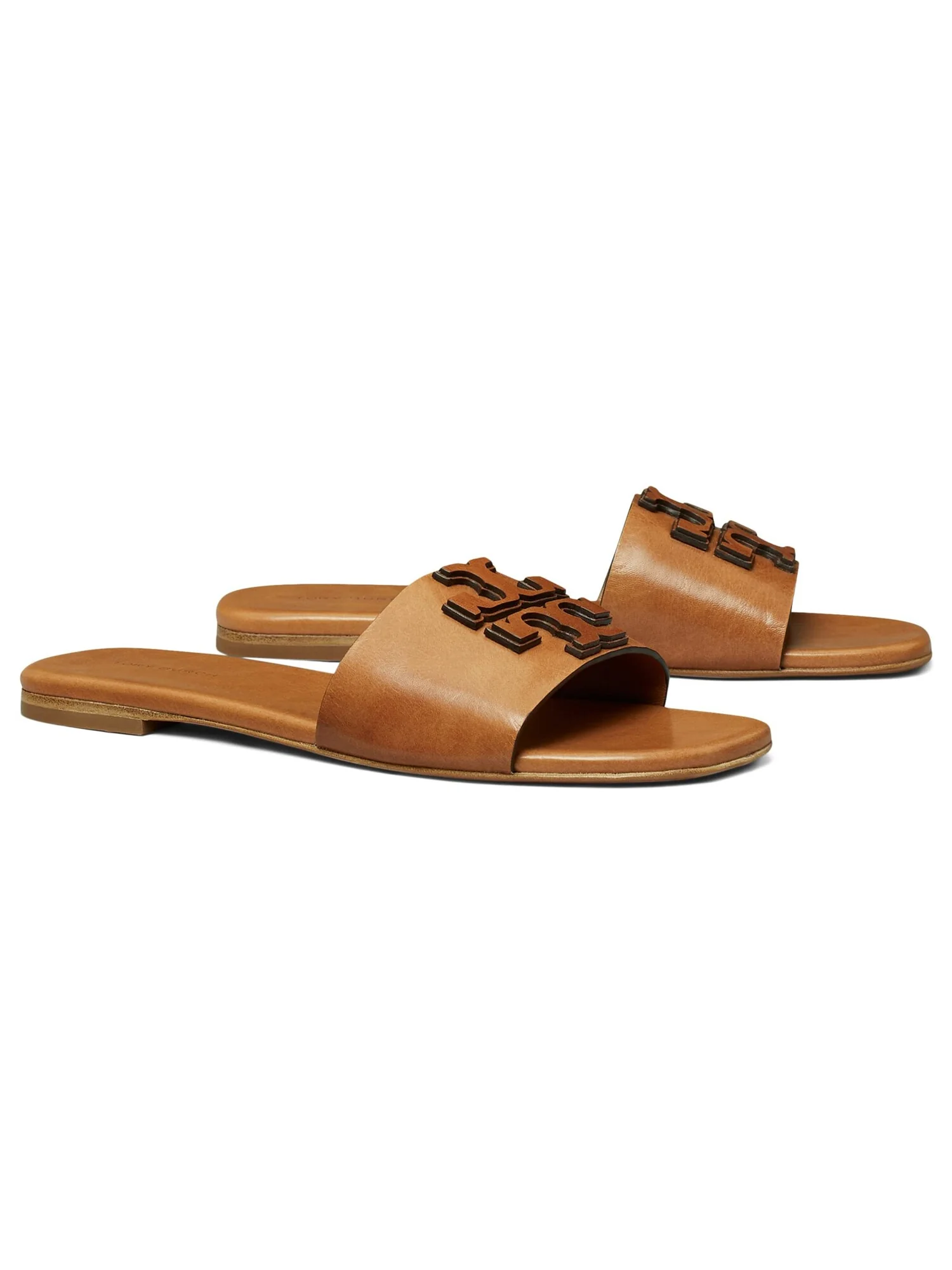 Сандалии Tory Burch Ines Flat Slide — изображение 2 из 4, бежевый