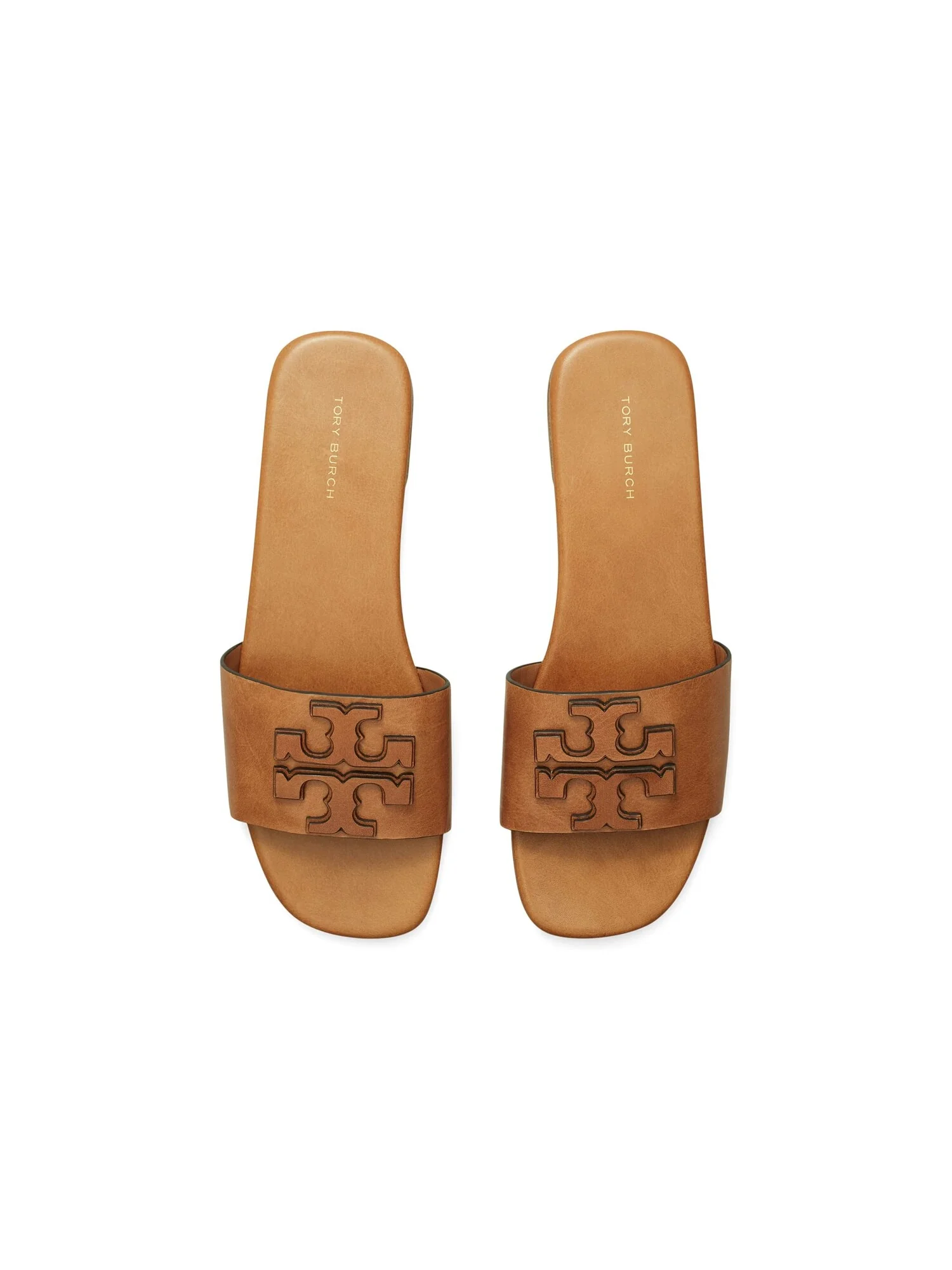 Сандалии Tory Burch Ines Flat Slide — изображение 3 из 4, бежевый