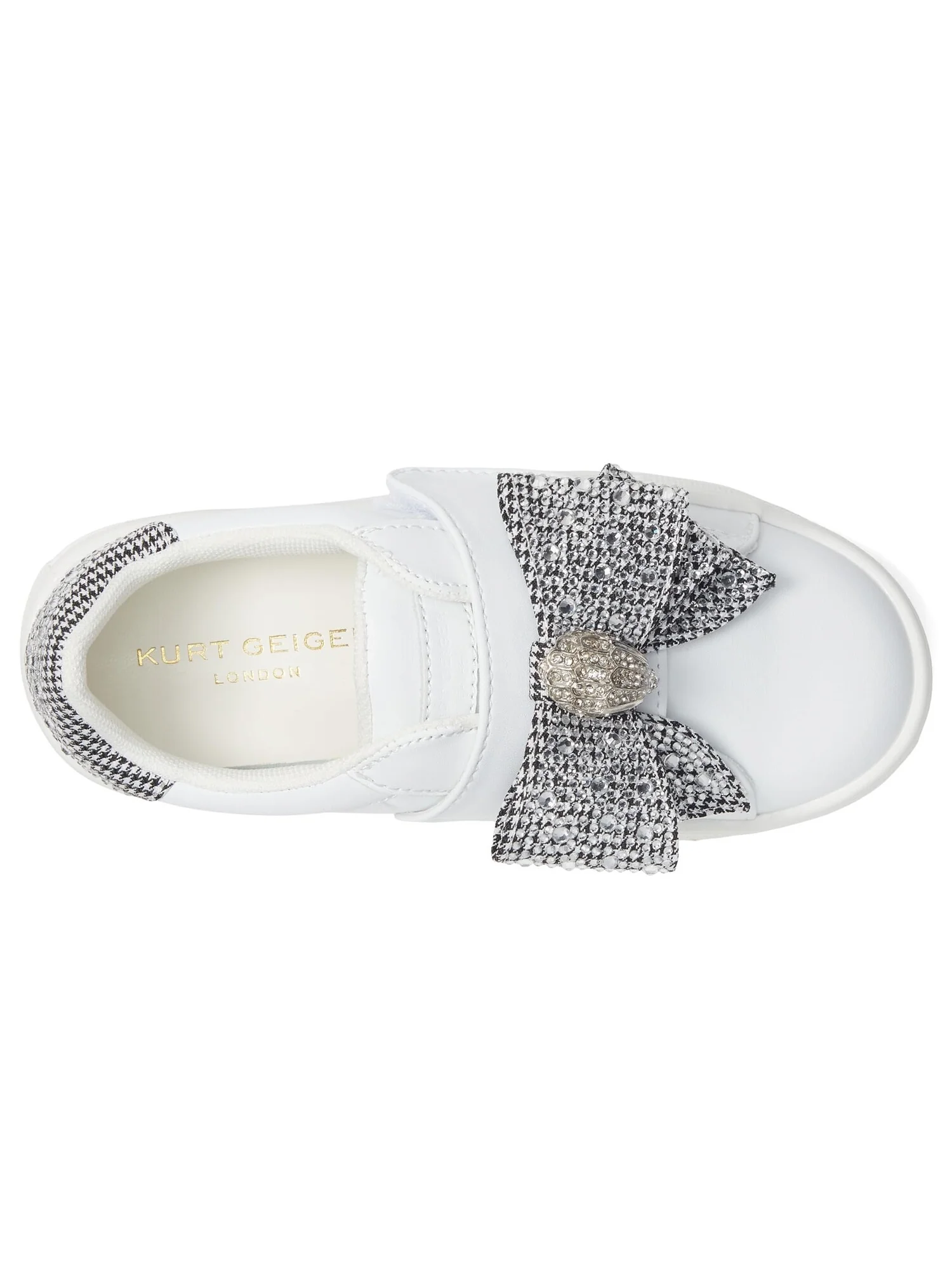 Кроссовки Kurt Geiger London Kids Mini Laney Bow (Little Kid/Big Kid)
