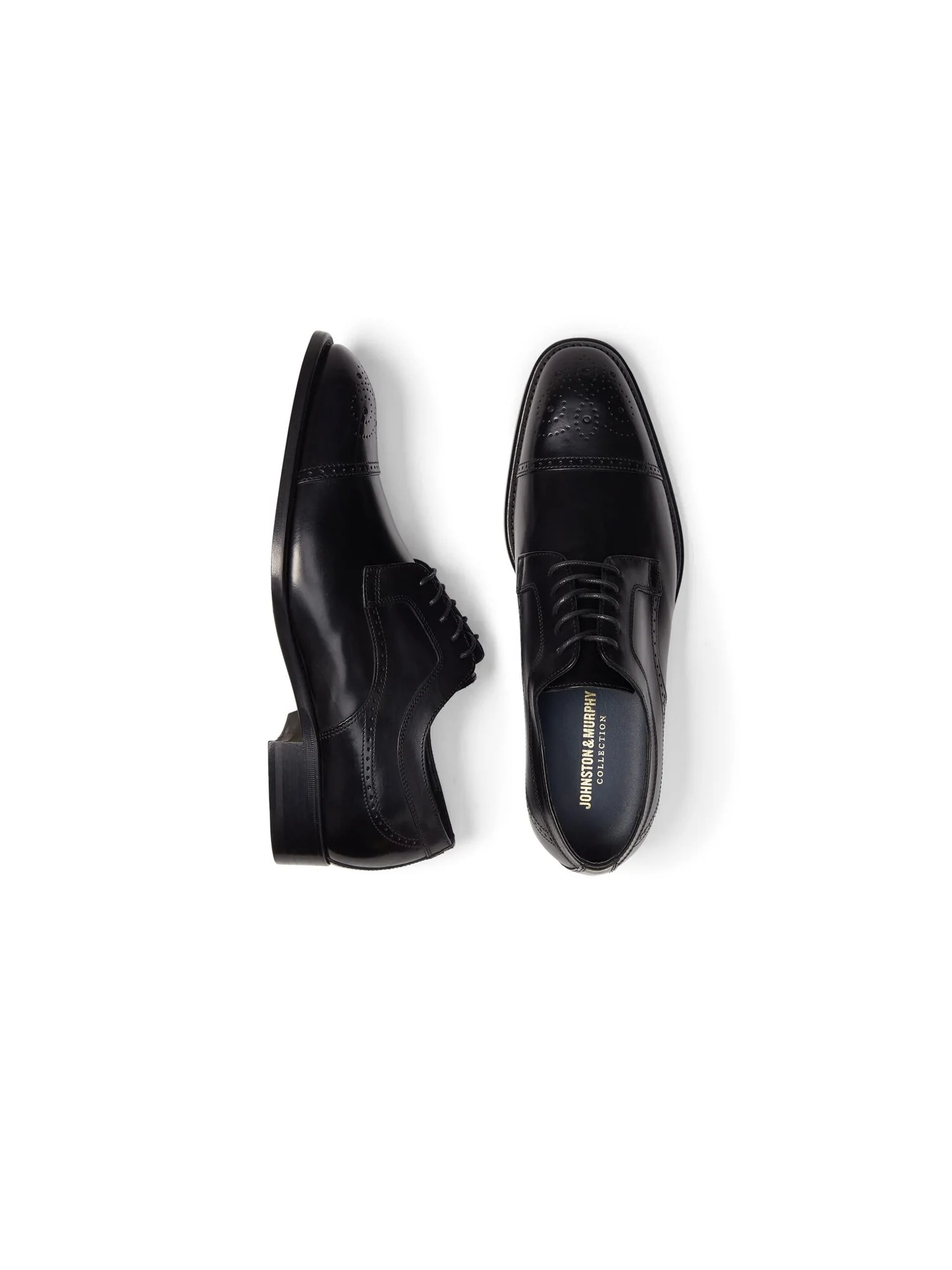 Оксфорды Johnston & Murphy Collection Ellsworth Cap Toe — изображение 2 из 4, черный