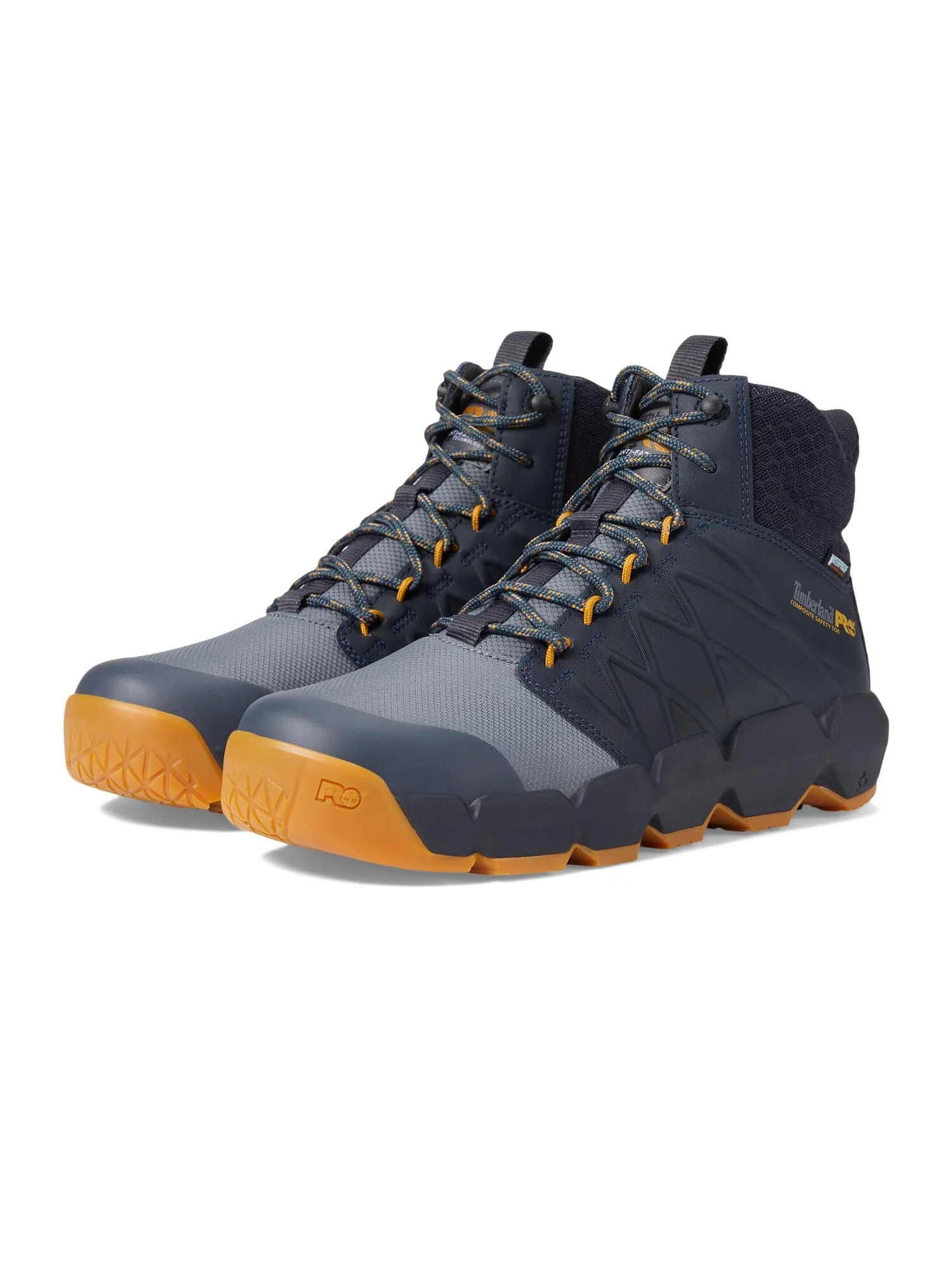 Ботинки мужские Timberland PRO Morphix водонепроницаемые — изображение 3 из 4, серый/синий