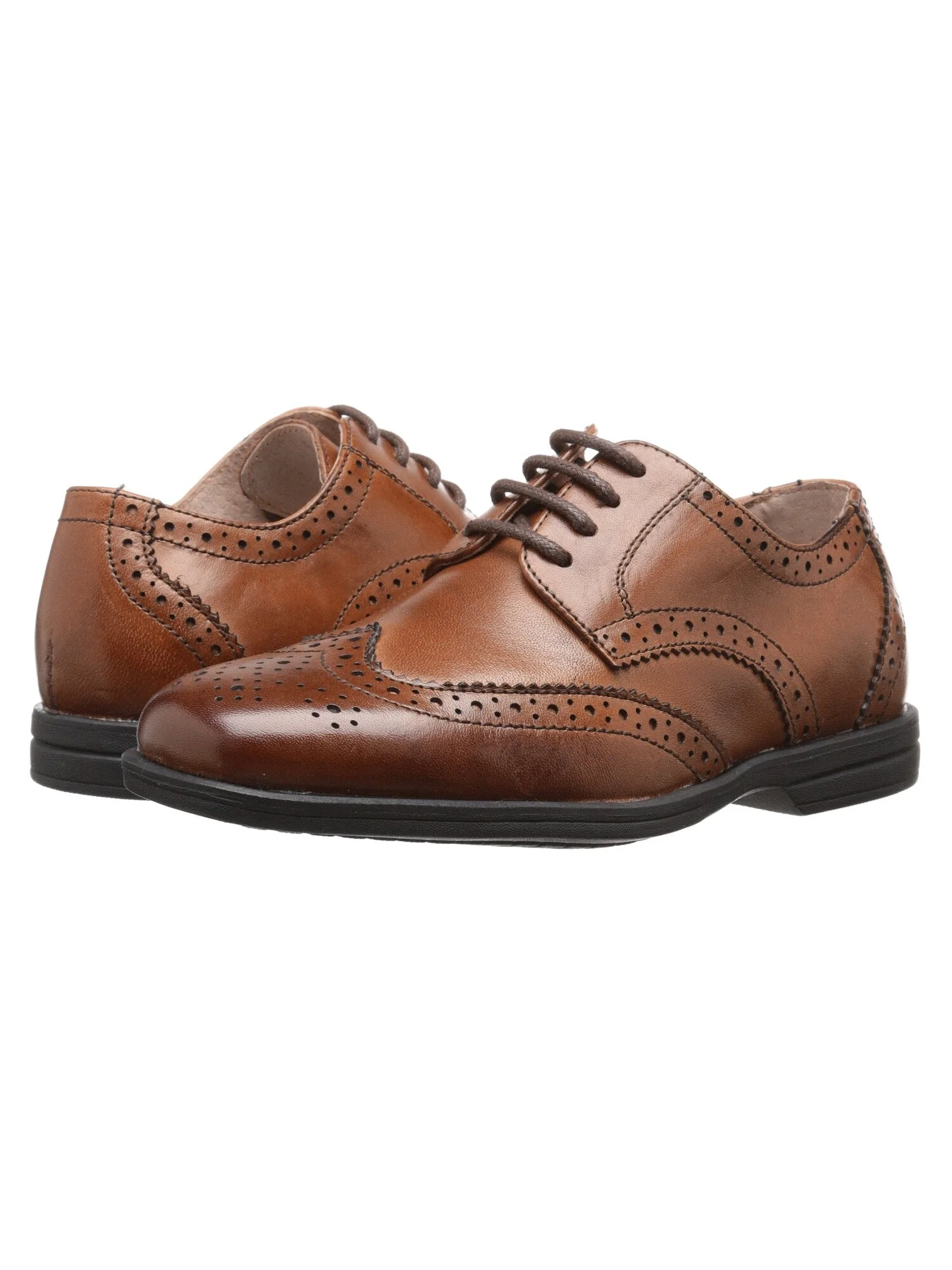 Оксфорды Florsheim Kids Reveal Wingtip Jr. (Toddler/Little Kid/Big Kid) — изображение 1 из 7, коричневый