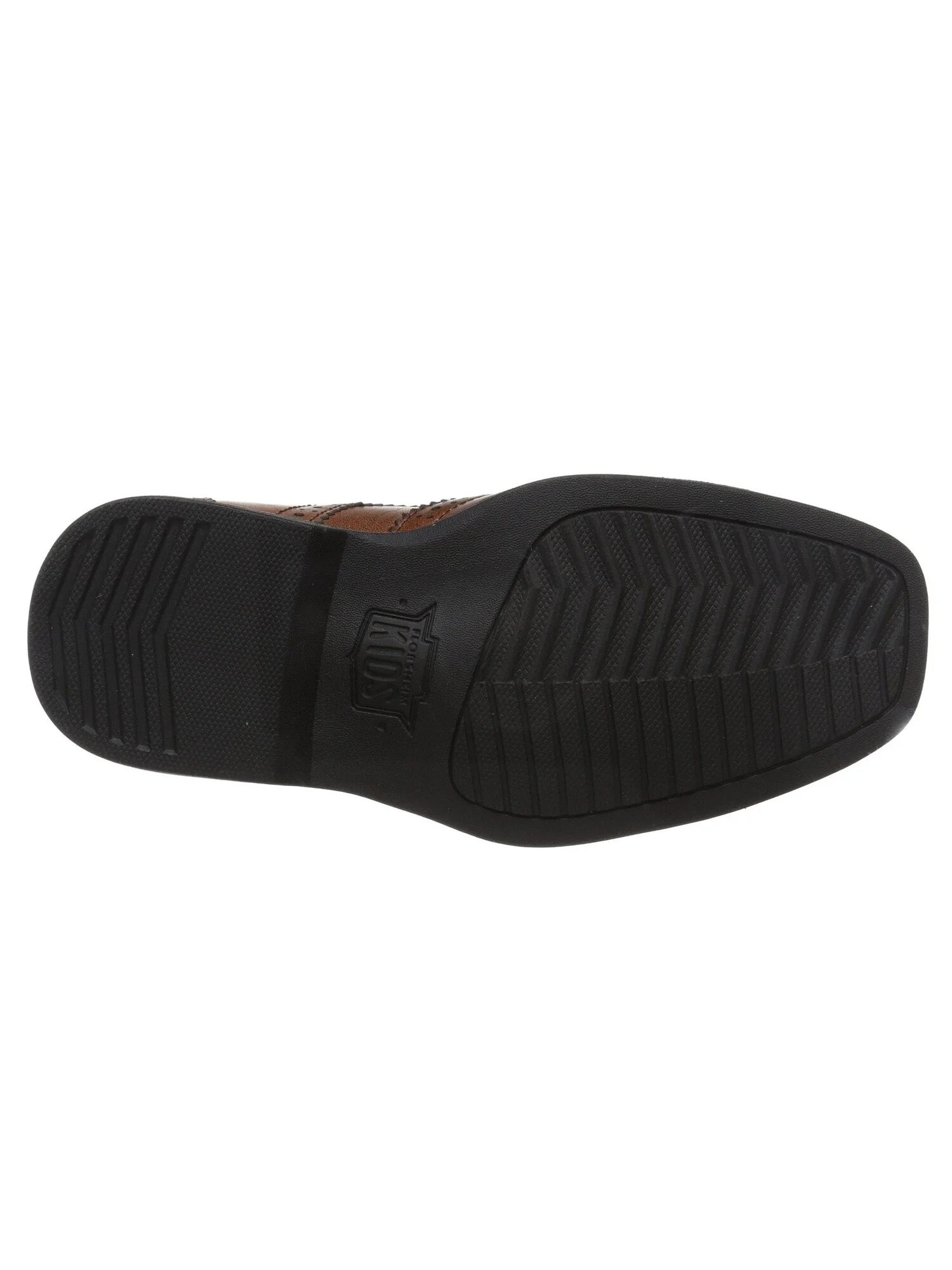 Оксфорды Florsheim Kids Reveal Wingtip Jr. (Toddler/Little Kid/Big Kid) — изображение 2 из 7, коричневый