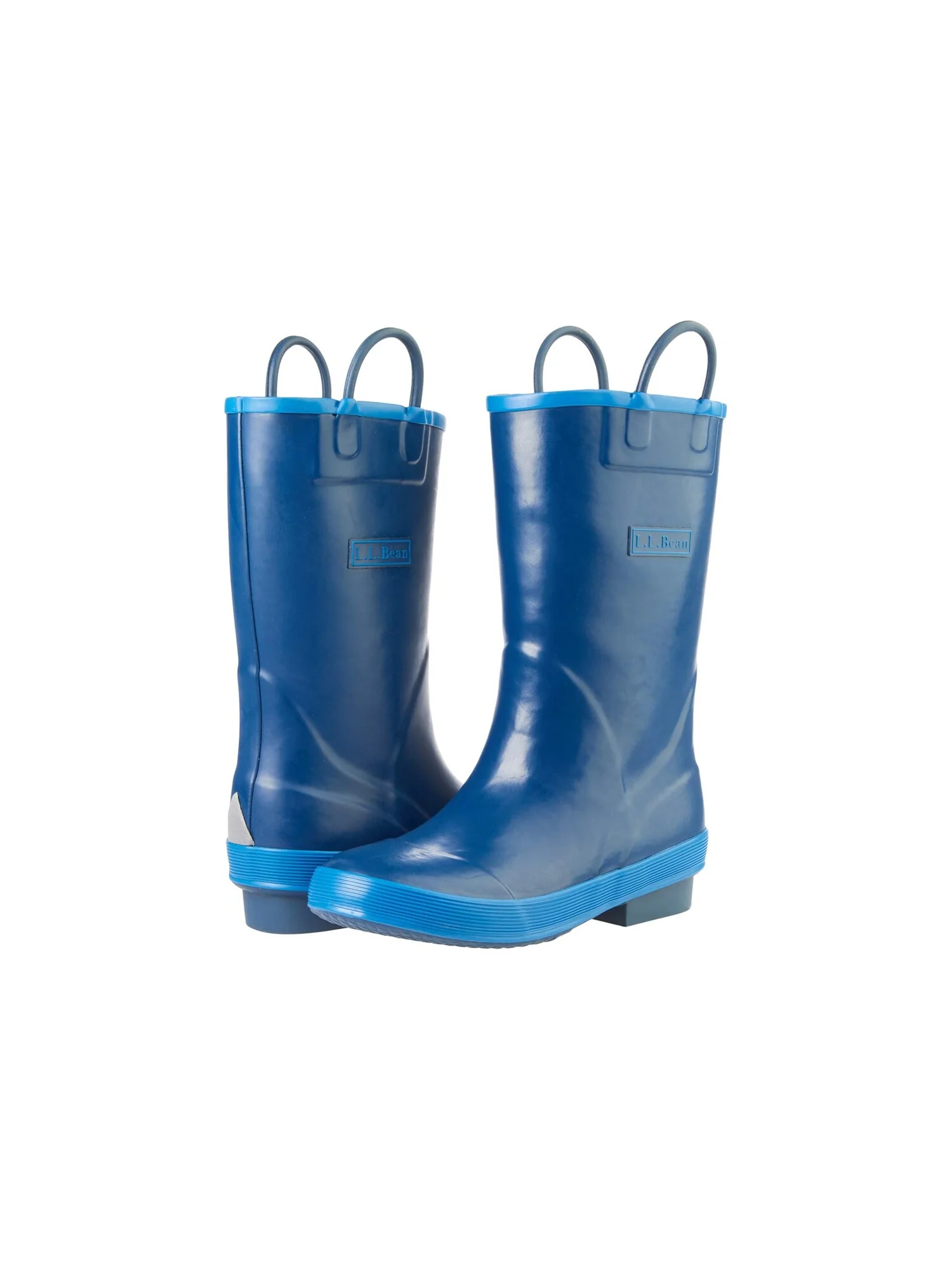 Ботинки L.L.Bean Puddle Stompers Rain Boots (Toddler/Little Kid) — изображение 6 из 6, синий