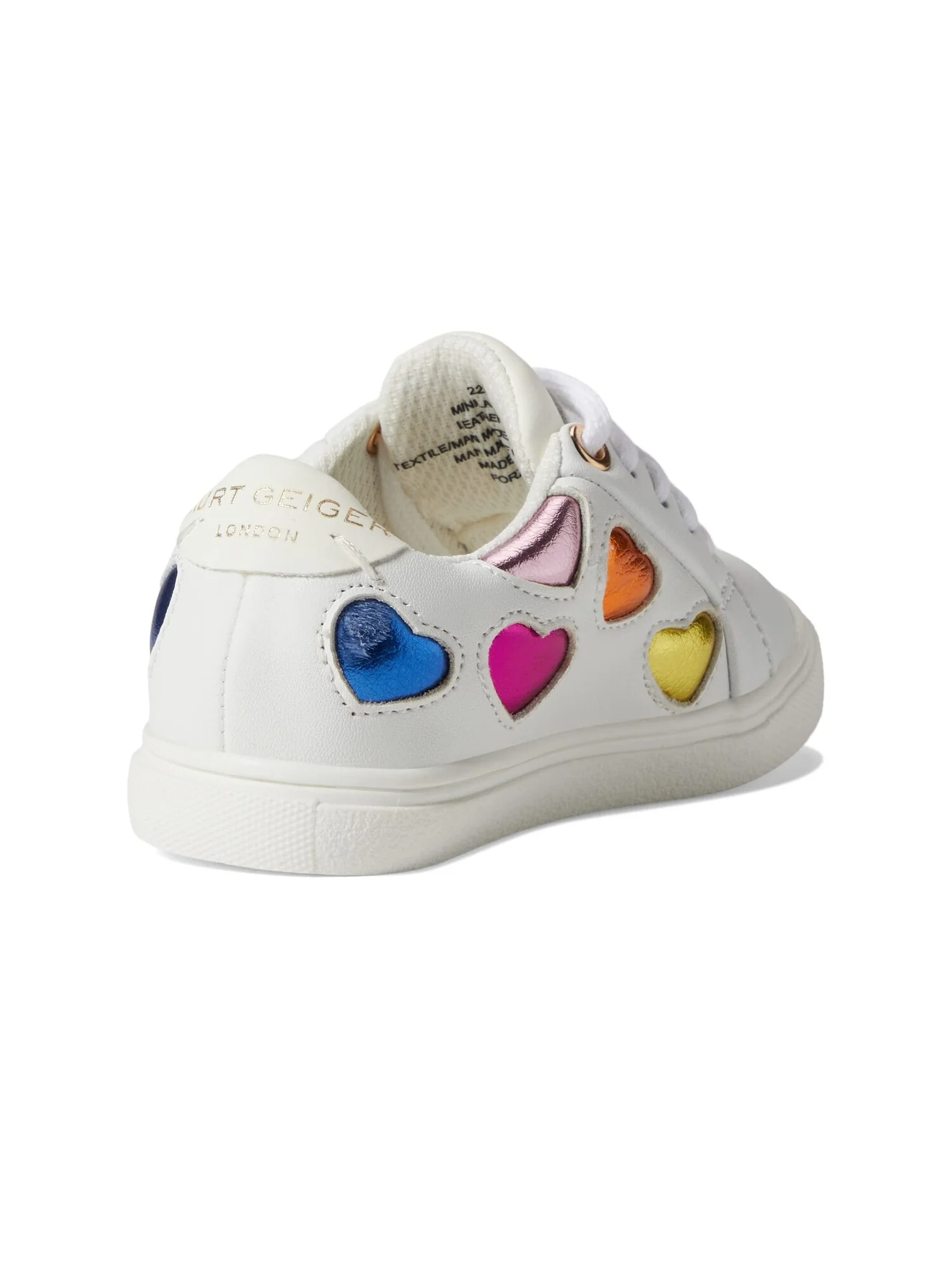 Кроссовки Kurt Geiger London Kids Mini Lane Love (Toddler) — изображение 5 из 6, белый